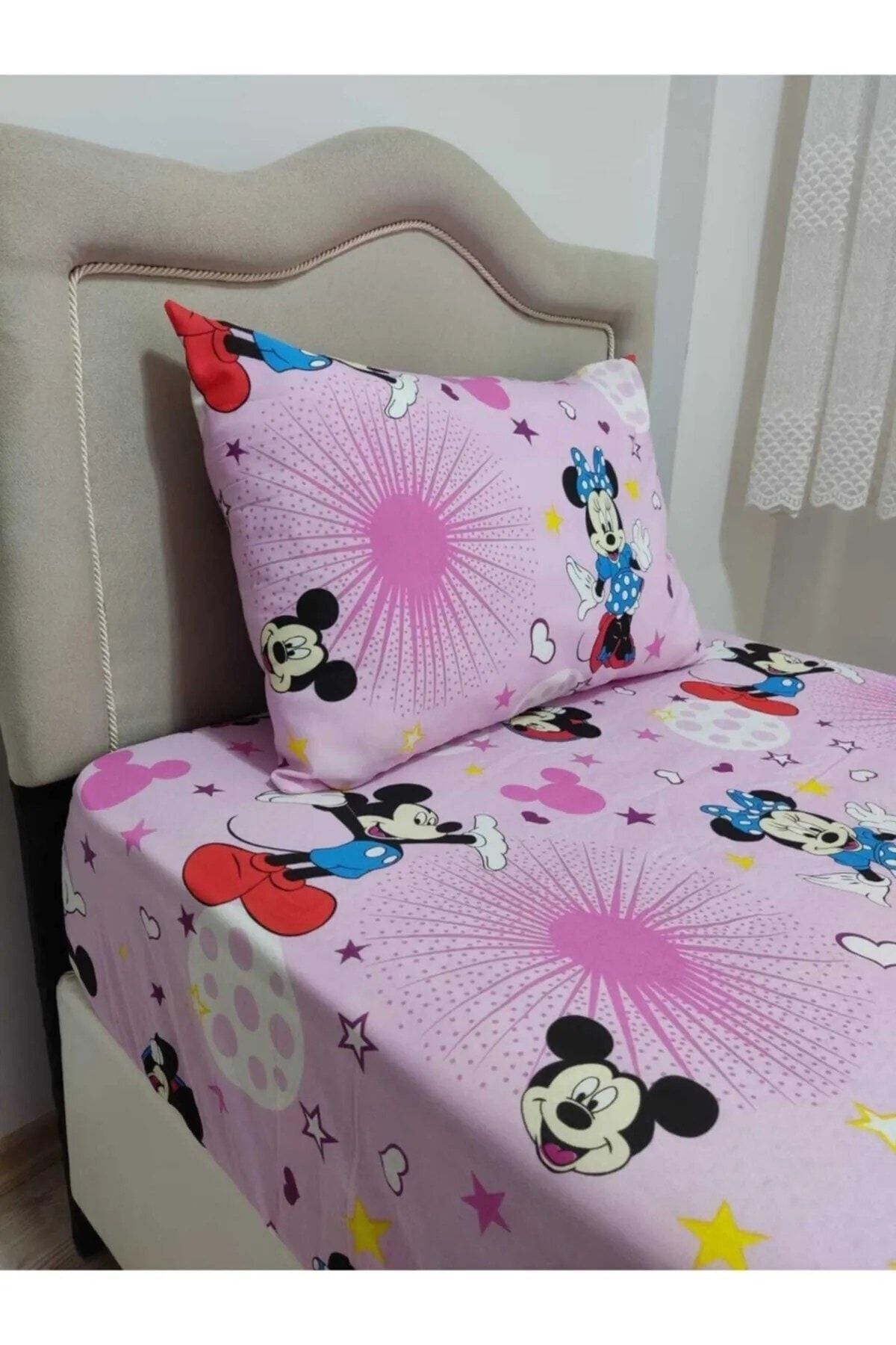 mihriban Cearșaf Elastic Și Față De Pernă 100x200 - 100 x 200