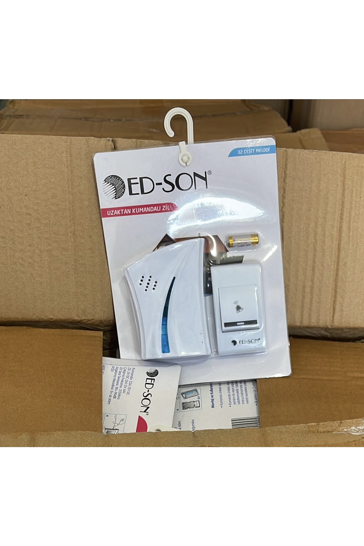 EDSON ELEKTRONİK Uzaktan Kumandalı Zil Pilli