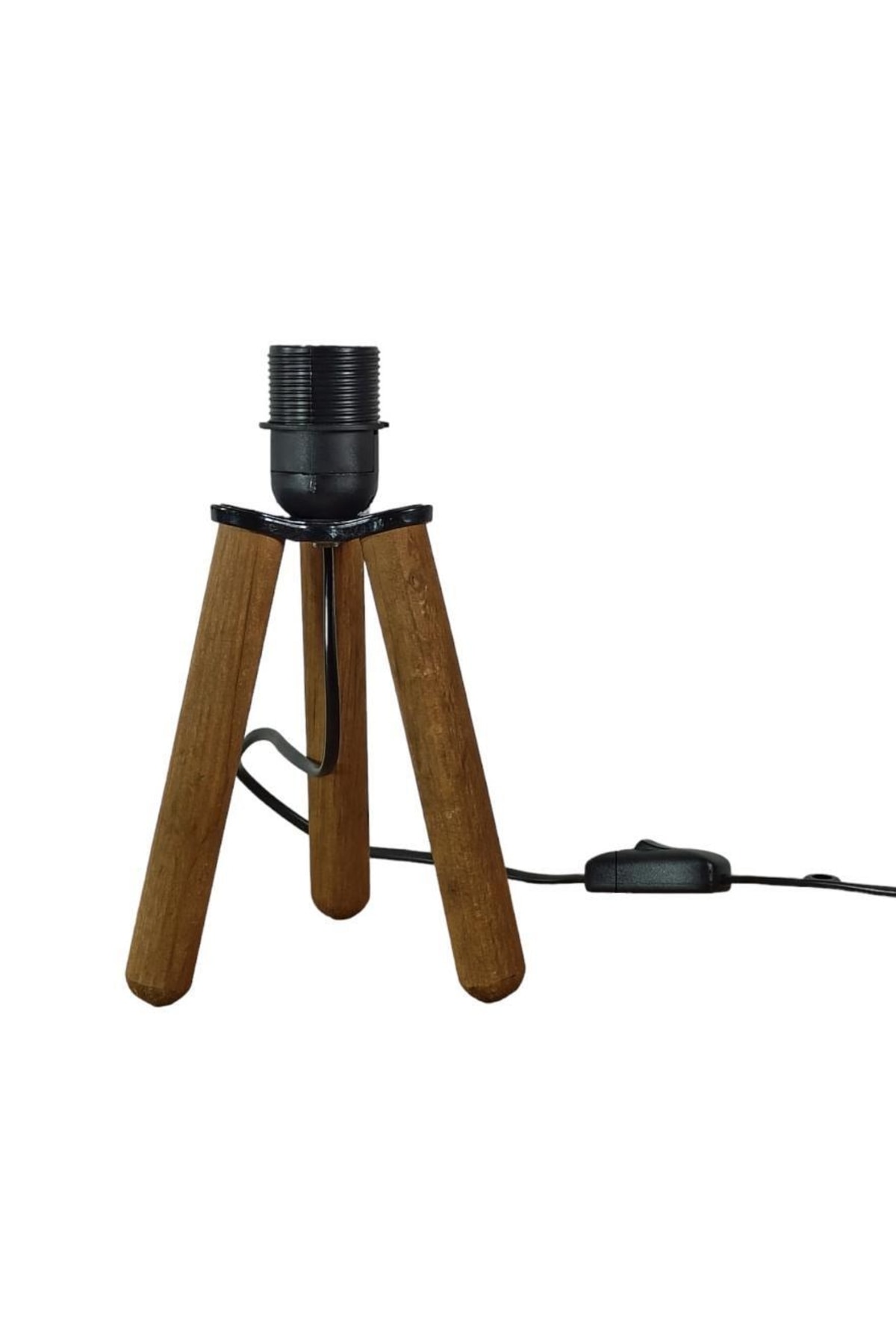 置物 AYA Art&Gift Ahşap Tripod Abajur Ayağı Klasik - Fiyatı, Yorumları