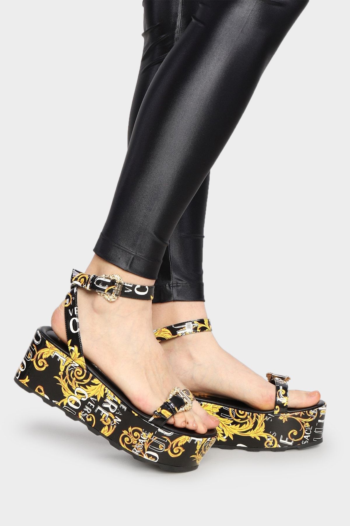 Versace baroque sandals shop