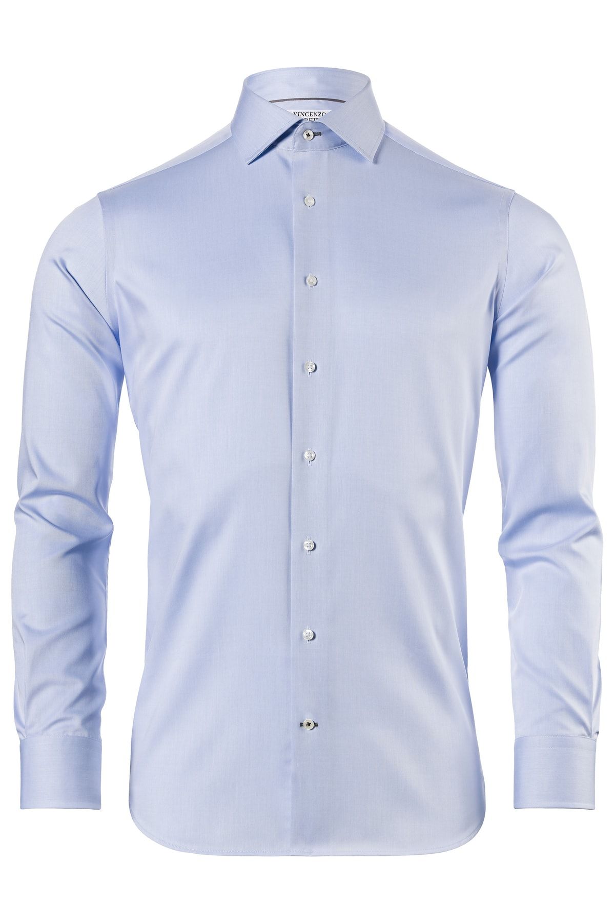Vincenzo Boretti Hemd Blau Regular Fit