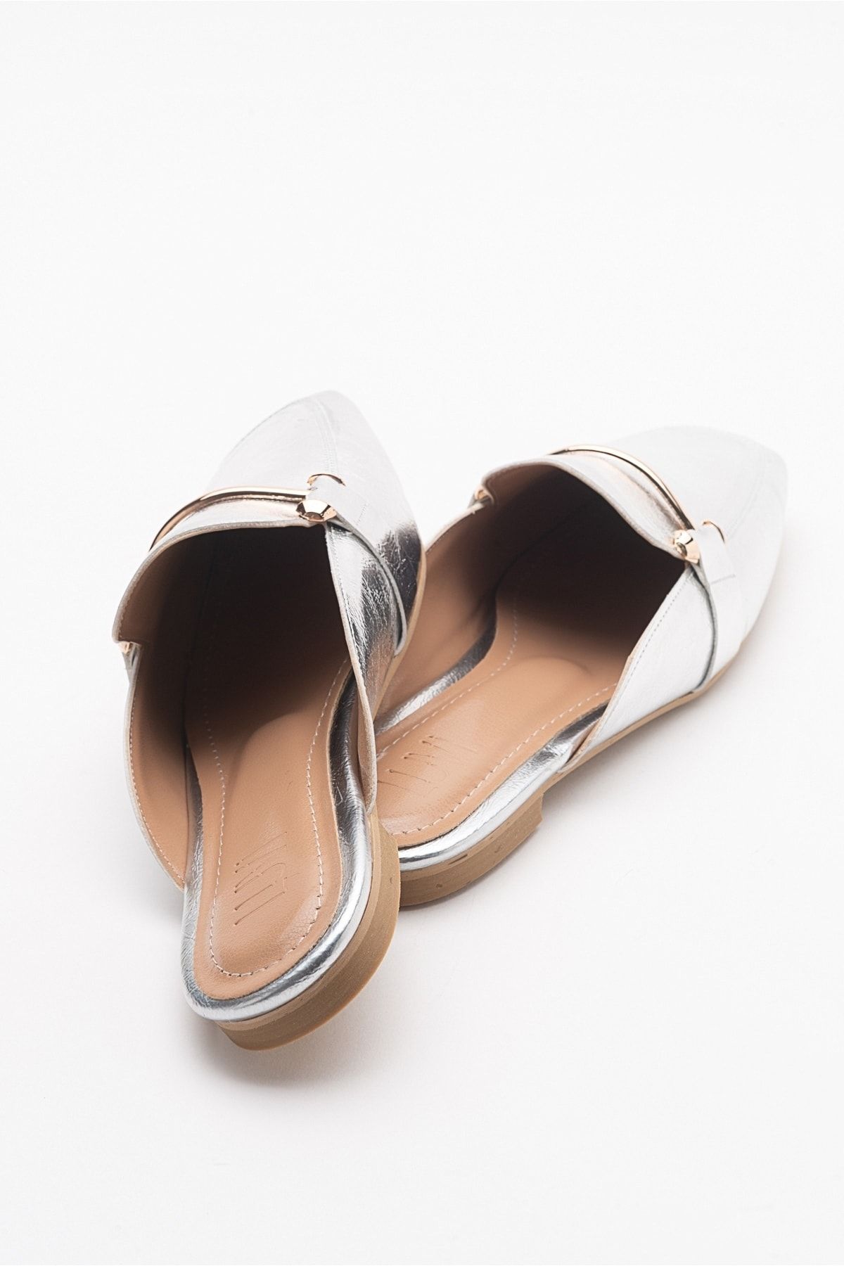 LuviShoes-Dámské pantofle Ronda Silver 5