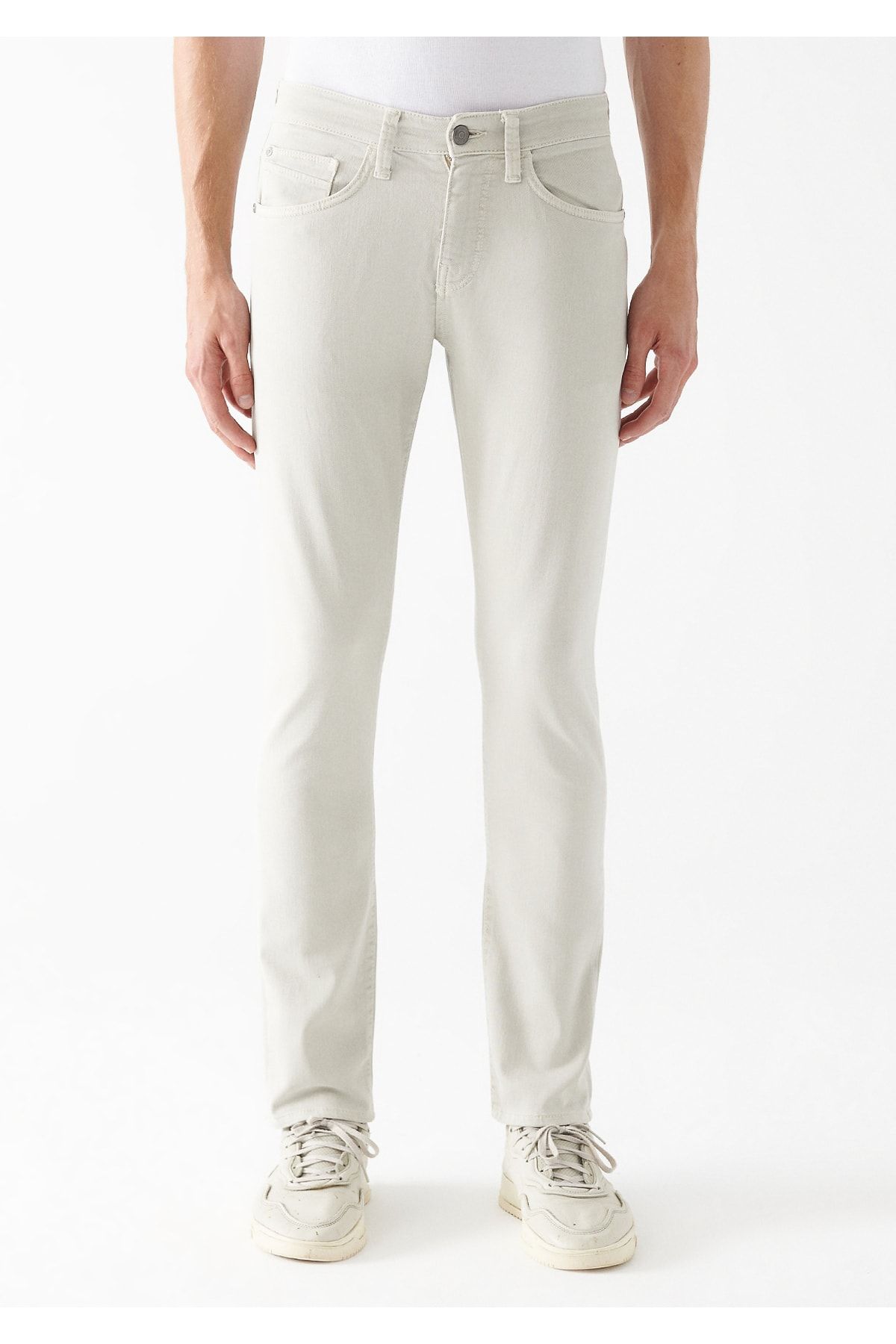 Mavi Jake Gri Gabardin Pantolon 0042231024 AN6602