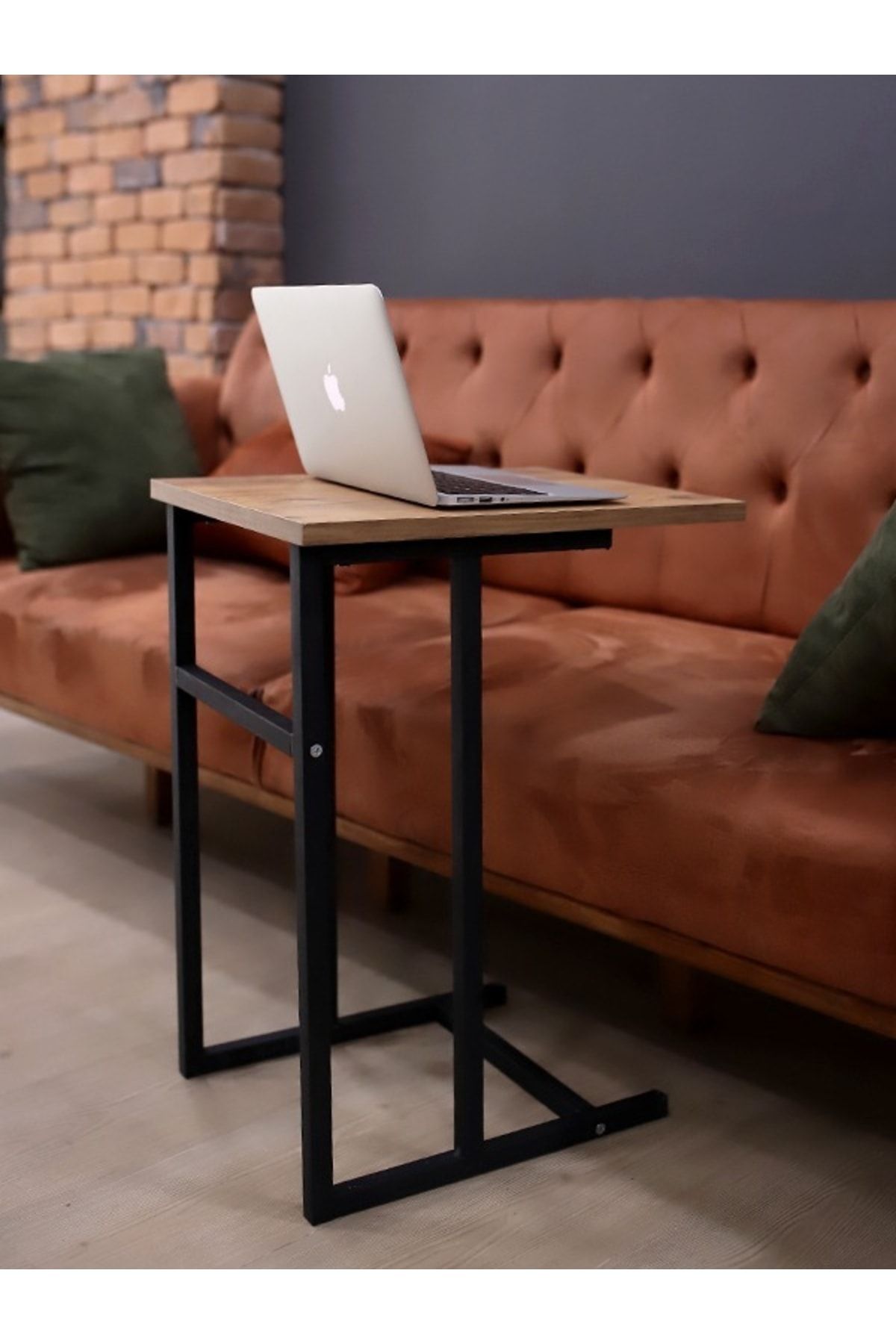 Tekli C Yan Sehpa Laptop Sehpası Çay Kahve Sehpası Atlantik Çam