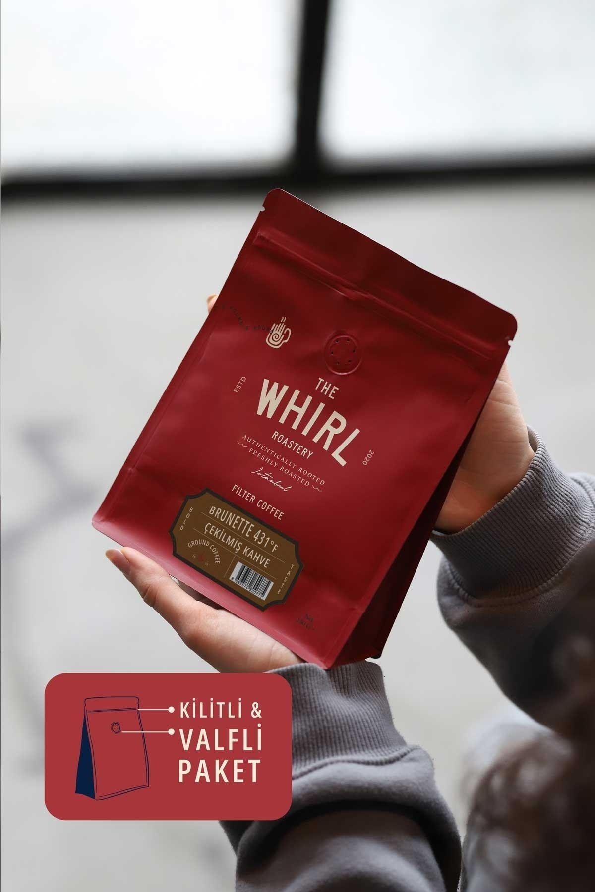 The Whirl-Brunette Filter 431°f - Ground Coffee 3-Piece Introduction Pack 5