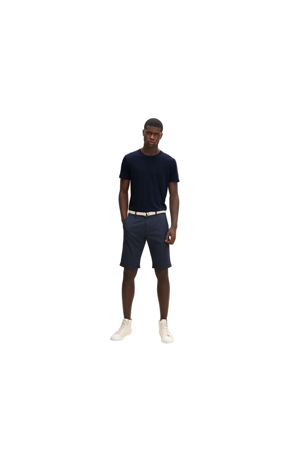 Tom Tailor Shorts Dunkelblau Mittlerer Bund Fast ausverkauft