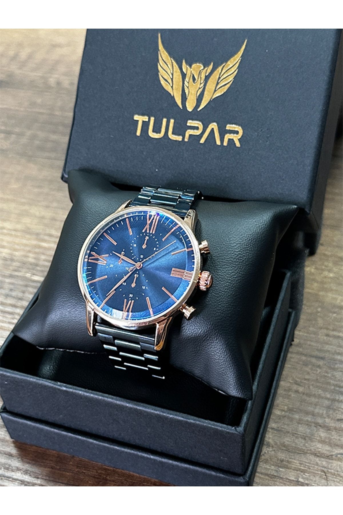 Tulpar Watch Dark blue Plain Trendyol