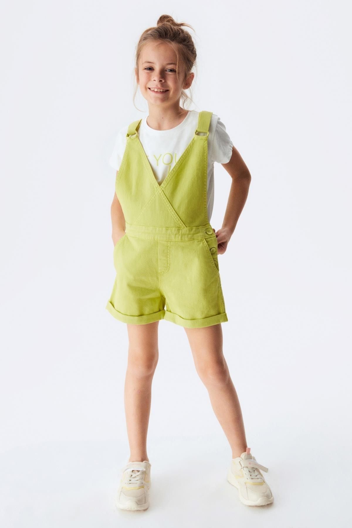 Kids discount overall shorts