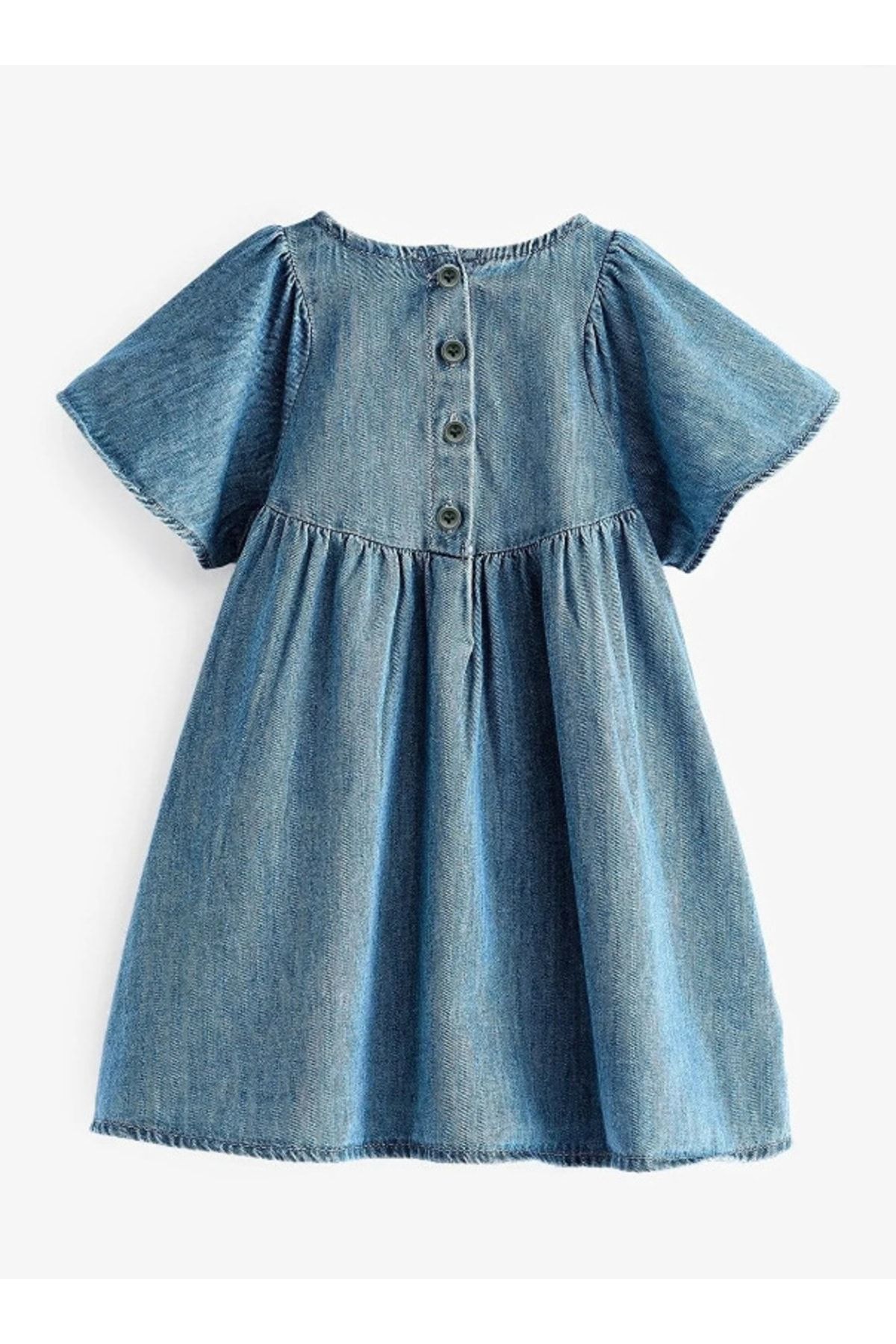 Denim frock 2025 for girls