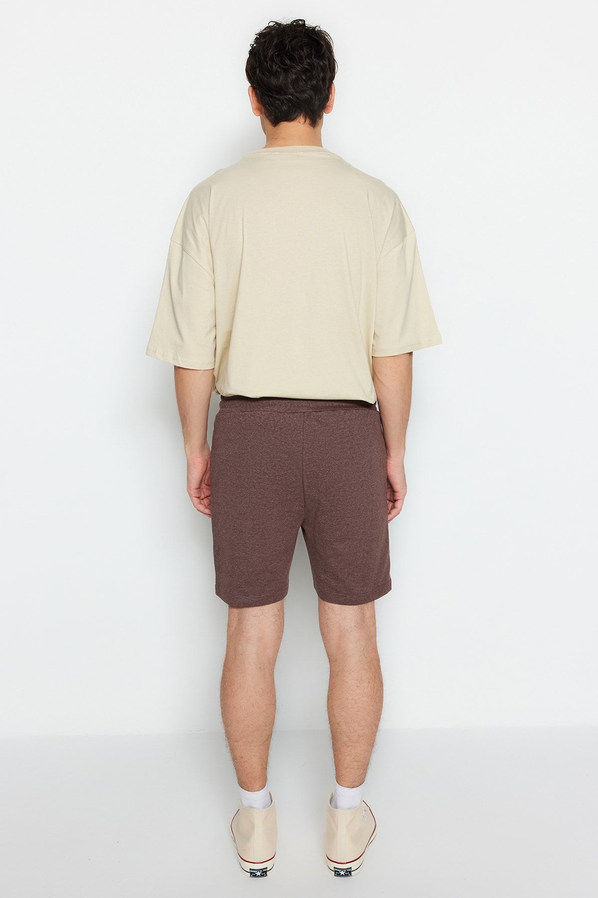 TRENDYOL MAN Kahverengi Erkek Regular Şort &amp; Bermuda TMNSS23SR00079 VB9164