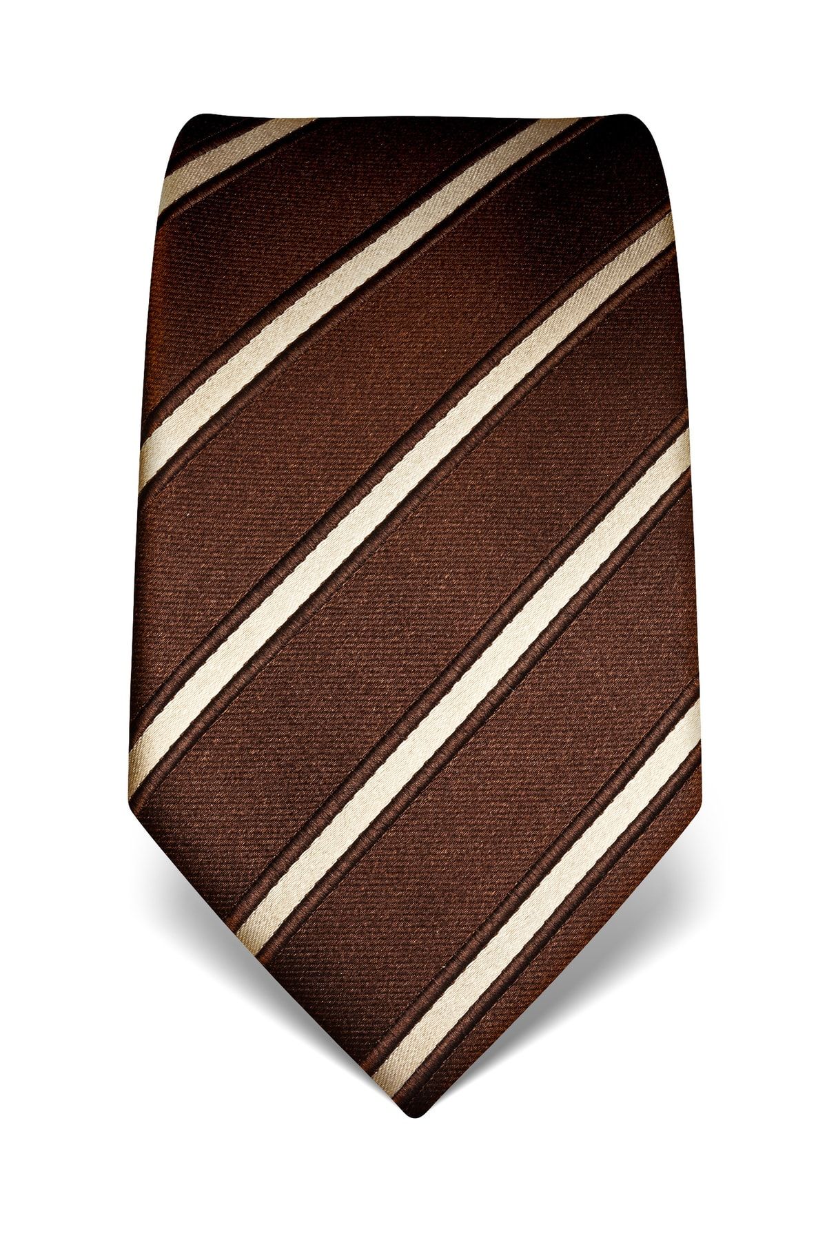 Vincenzo Boretti Krawatte Braun Business