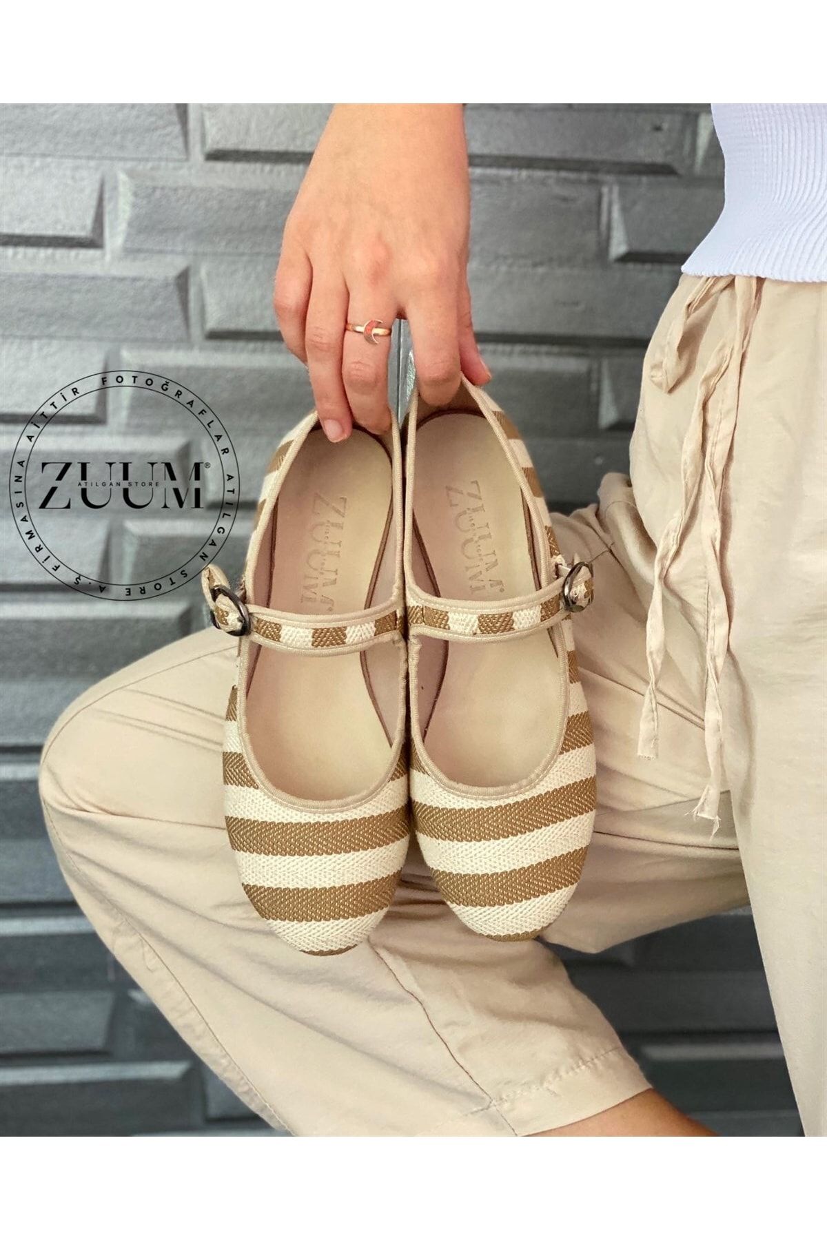 Atılgan Store Beys Kadın & Çocuk Balerin Babet - Nude & Ten