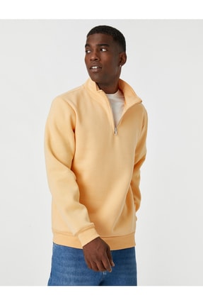 Koton Fermuarlı Sweatshirt Dik Yaka