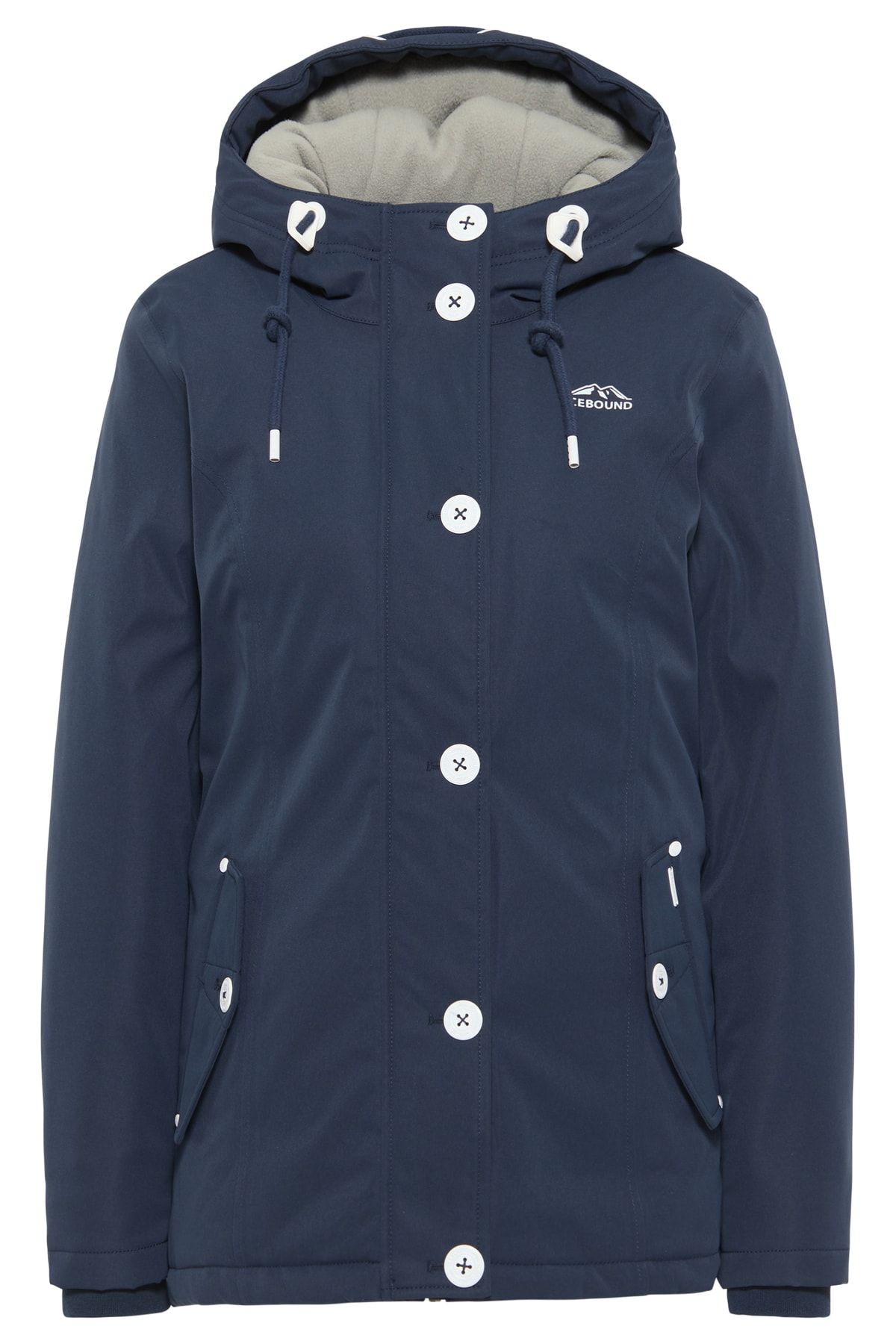 Icebound Winterjacke Blau Basic