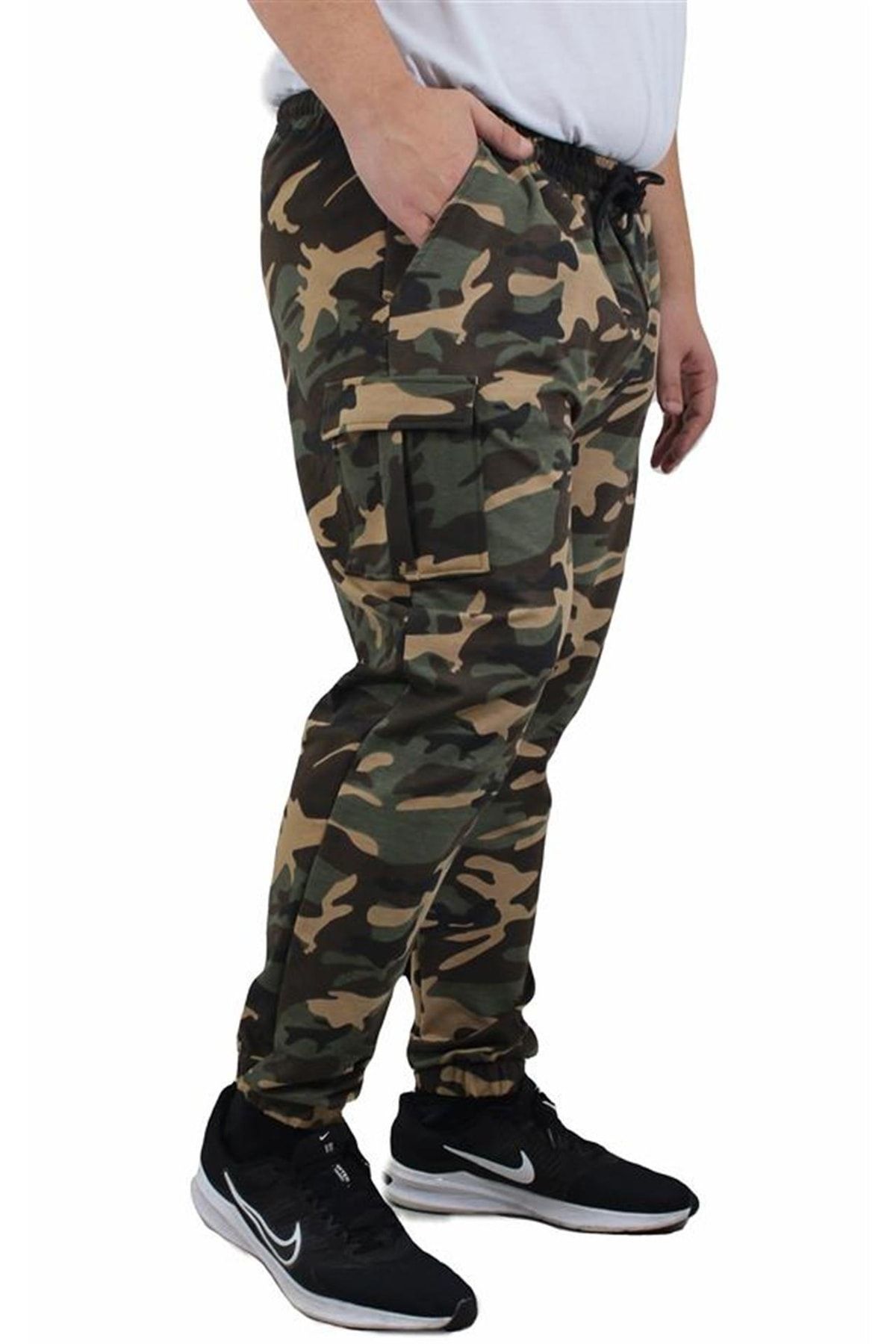 Мужские спортивные штаны Starbattal Large Size Commando Camouflage 23501 Коричневый