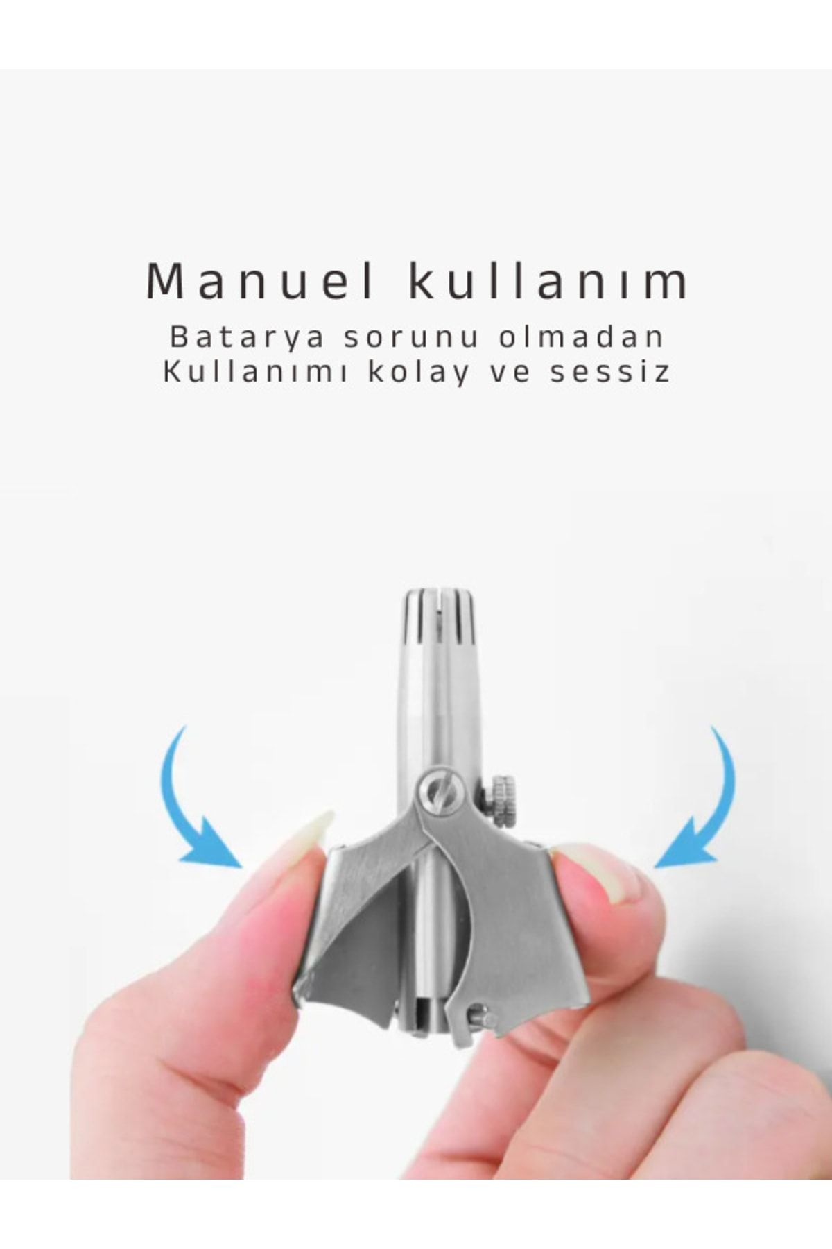 TrendTopic Burun Kılı Kesme Makinesi Yıkanabilir Taşınabilir Ve Şarjsız SE9499