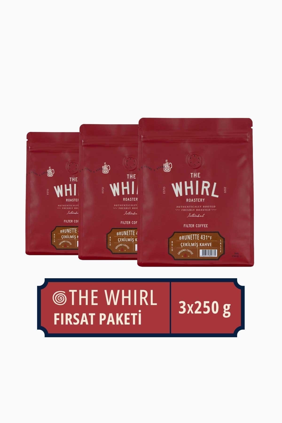 The Whirl-Brunette Filter 431°f - Ground Coffee 3-Piece Introduction Pack 1