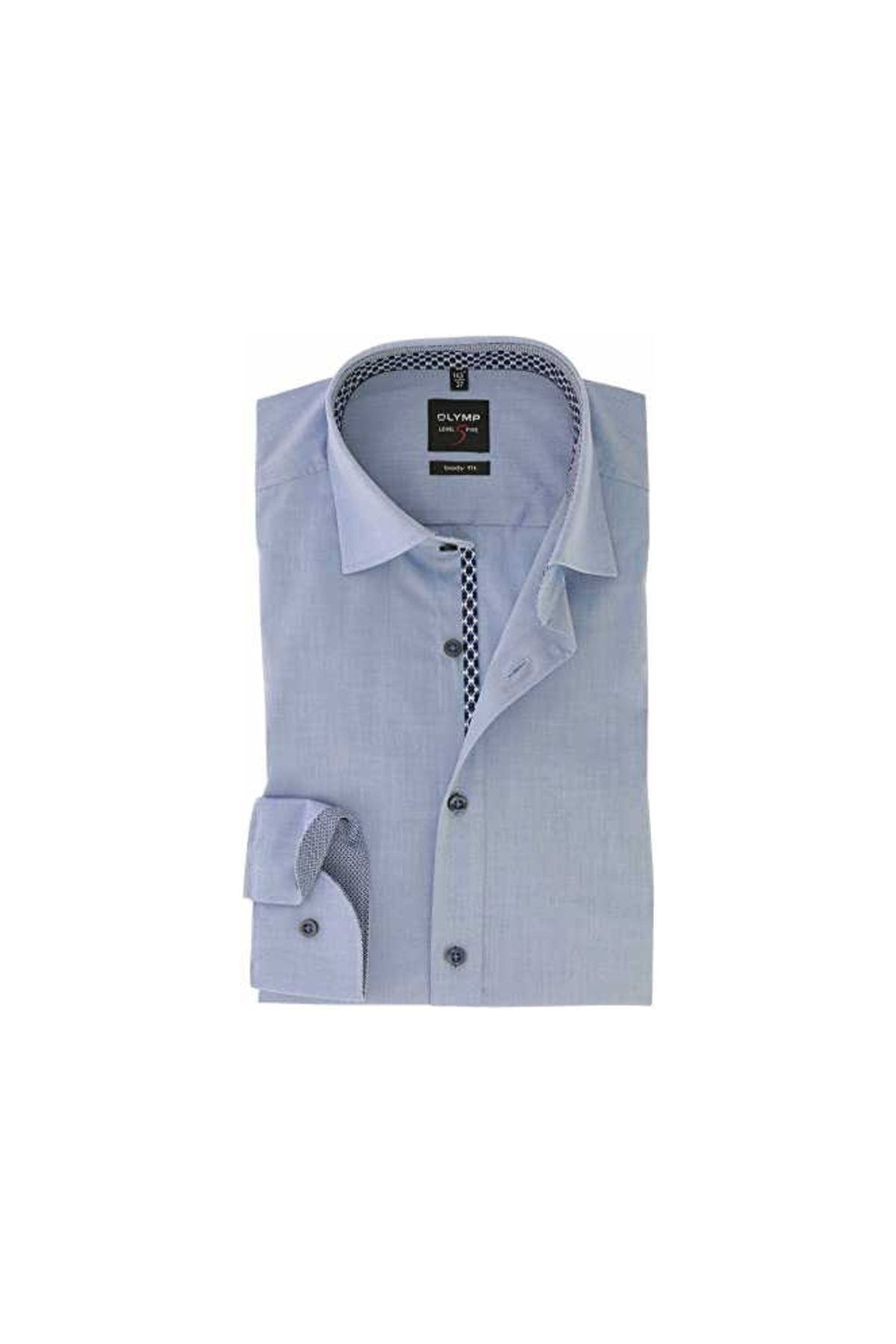 OLYMP Hemd Blau Regular Fit Fast ausverkauft