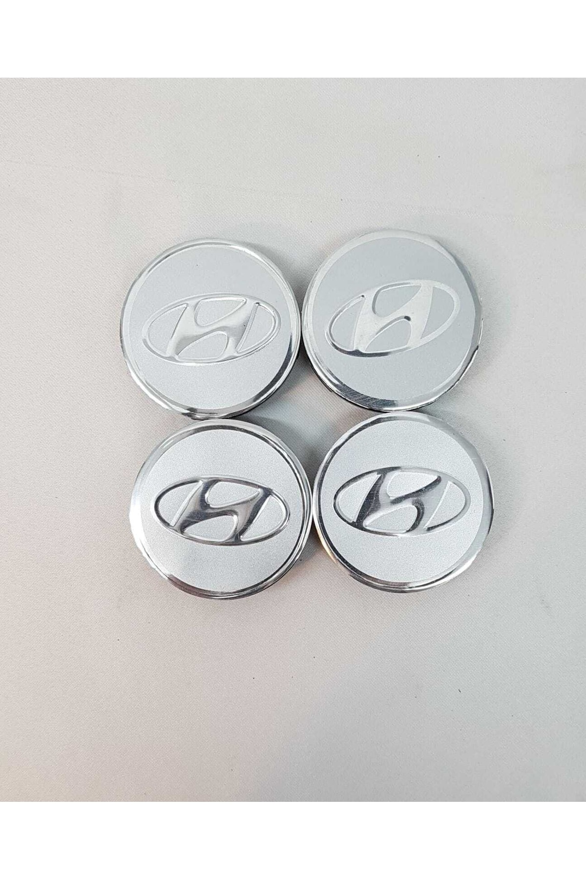 Hyundai Jant Göbeği 56/52 (52mm Yuva) 4'lü Set Silver Uyumlu