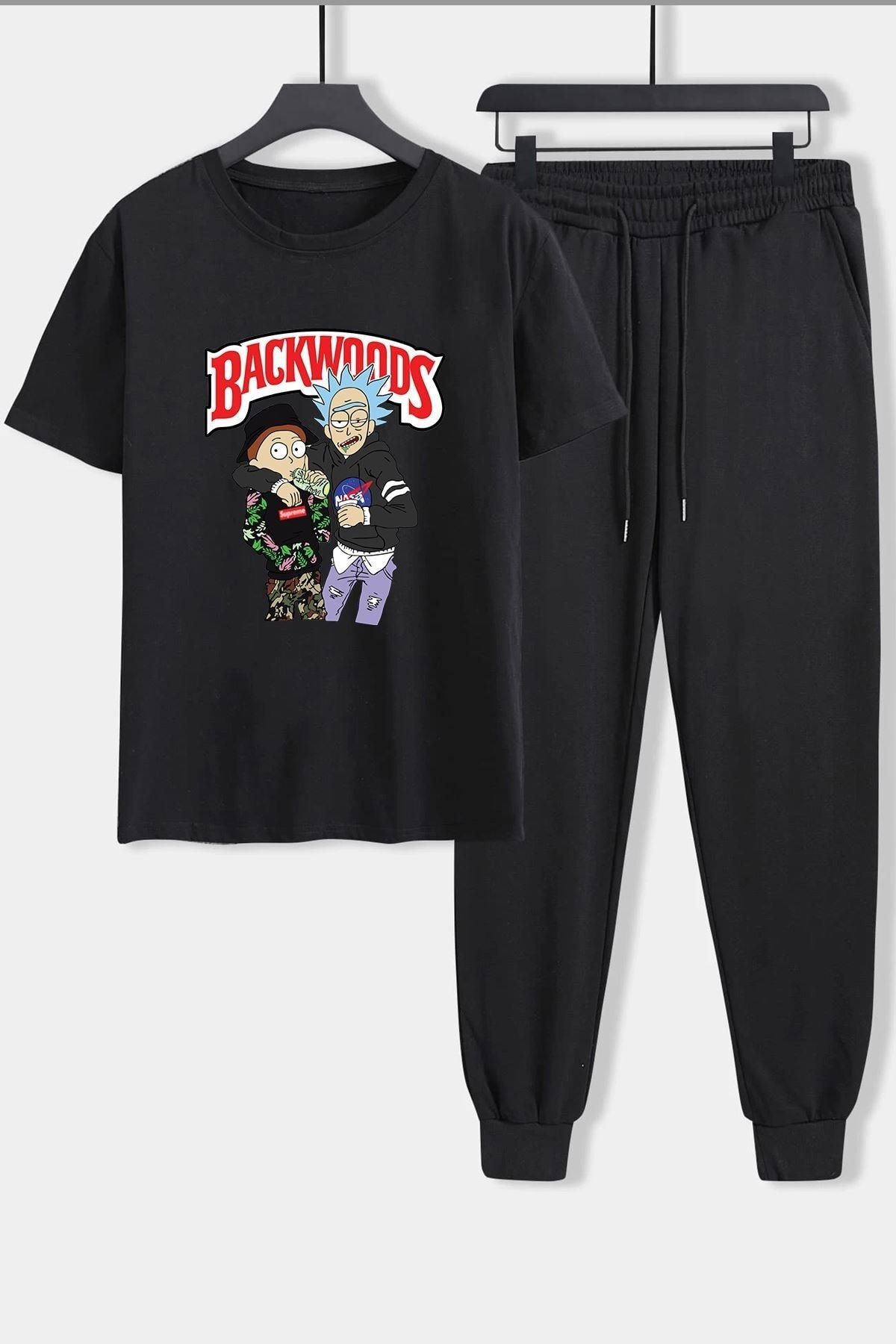 trendypassion Unisex Backwoods Printed 2 Piece Tracksuit Set