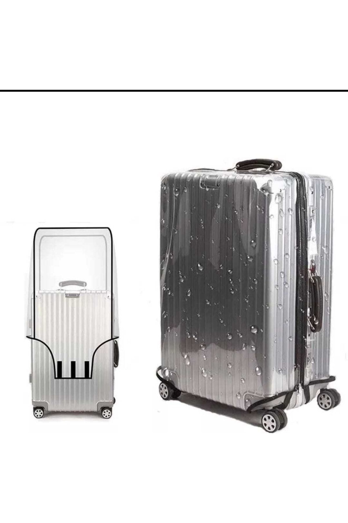 Transparent trolley bag cover clearance