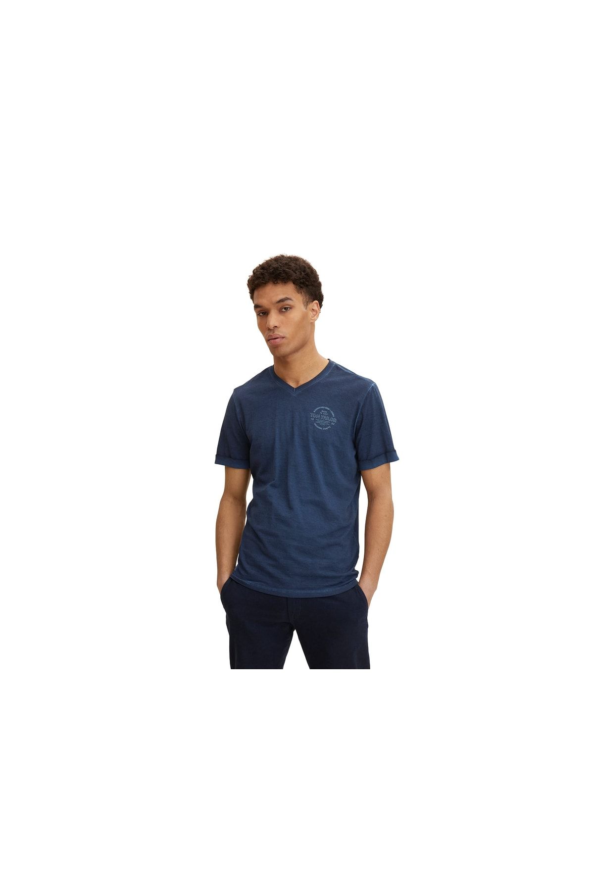 Tom Tailor Hemd Dunkelblau Regular Fit Fast ausverkauft