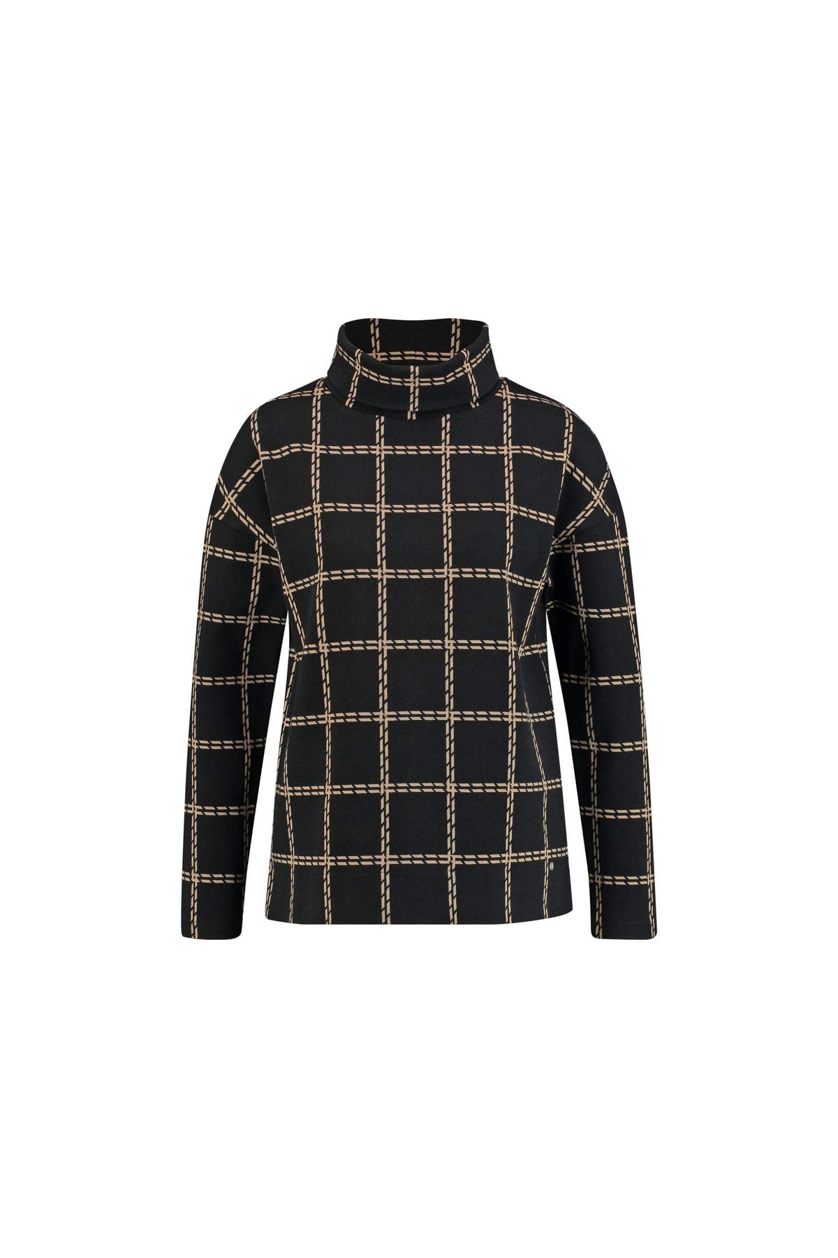 Gerry Weber Hemd Schwarz Relaxed Fit Fast ausverkauft
