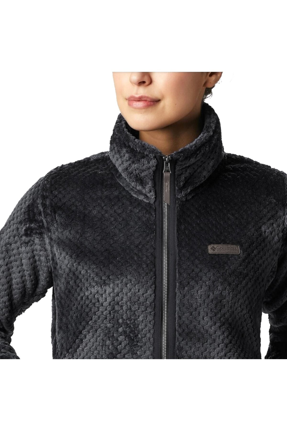 Columbia Kad n Siyah Fire Side I Sherpa Fz Outdoor Polar Al1086 011