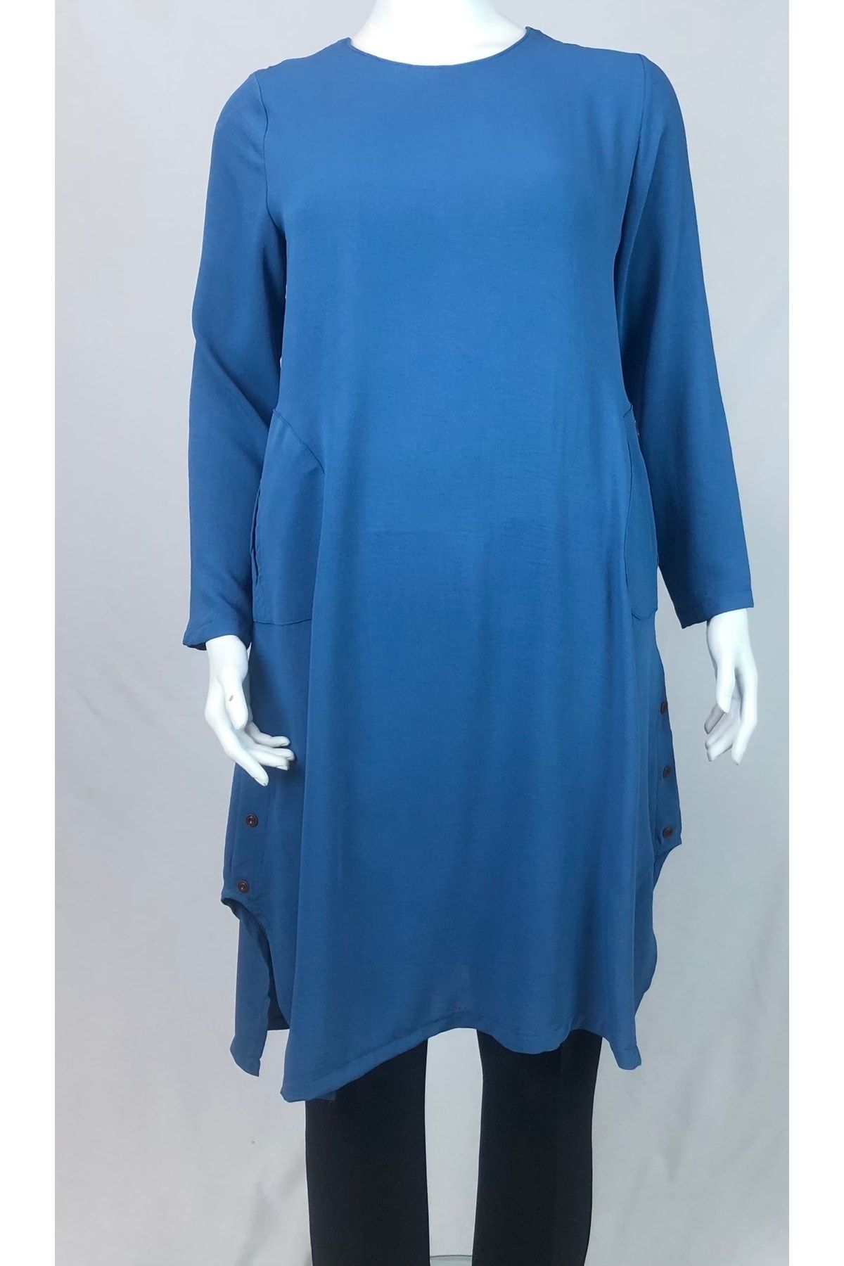 ECE GİYİM-Ayrobin Long Sports Tunic with Pockets 1