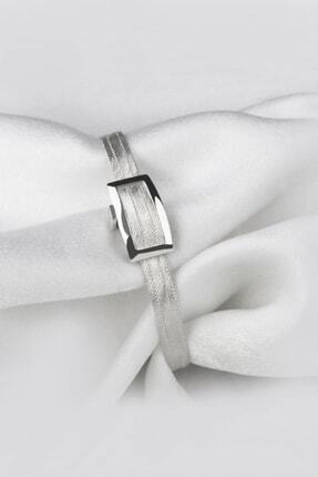 Black Sea Port 3 Sıra Trabzon Hasırı Klasik Toka Gümüş Bileklik Bilezik