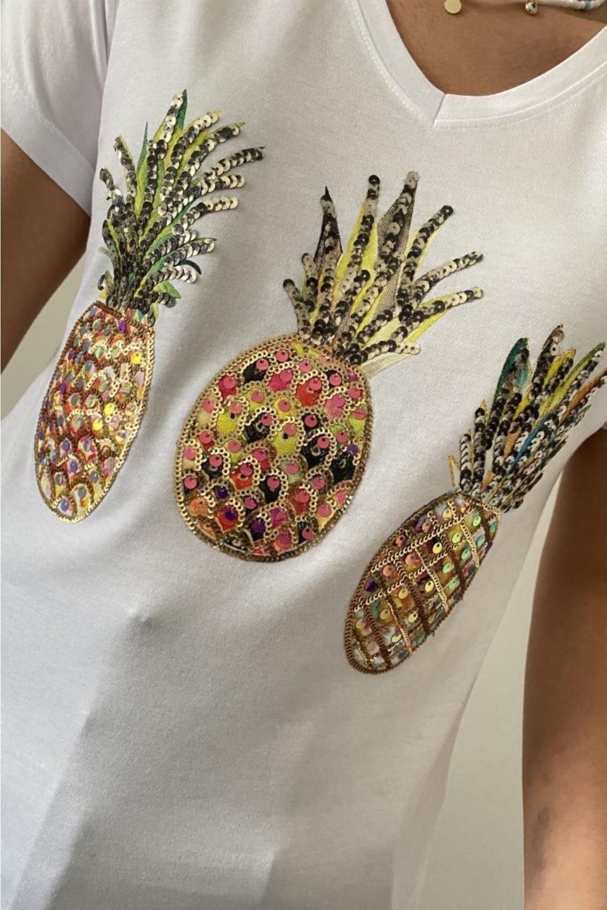 Sequin cheap pineapple shirt