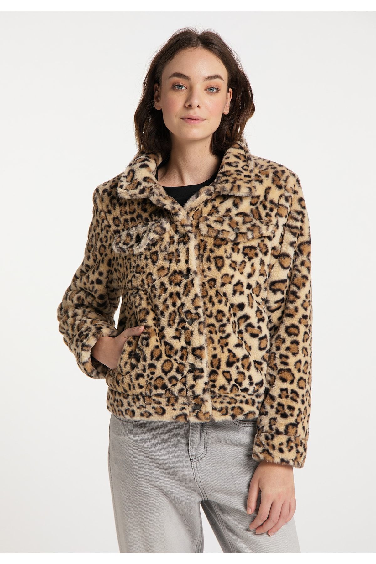 myMo Jacke Braun Regular Fit FN5886