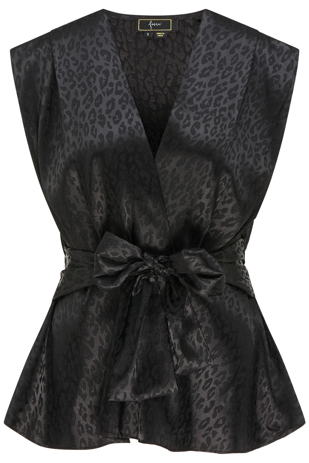 Faina Bluse Schwarz Regular Fit