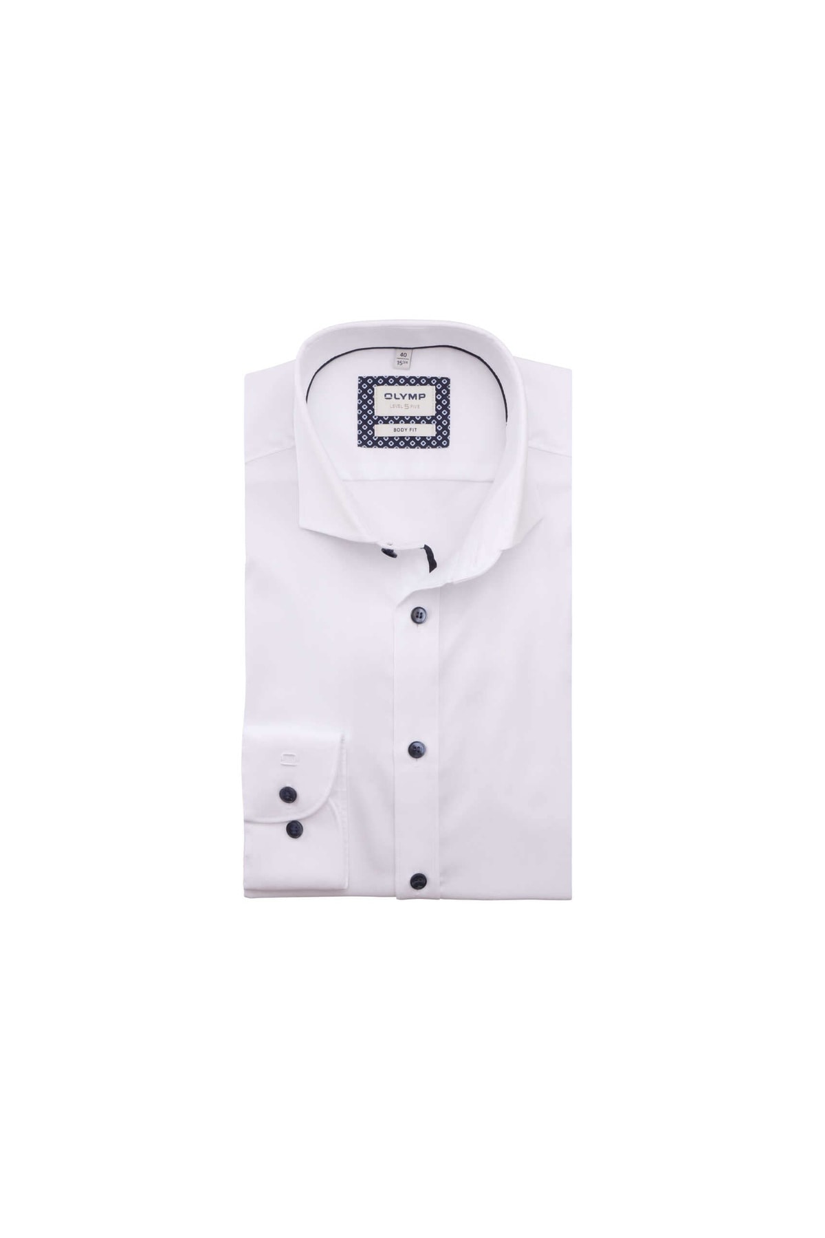 OLYMP Hemd Weiß Regular Fit Fast ausverkauft FN7506