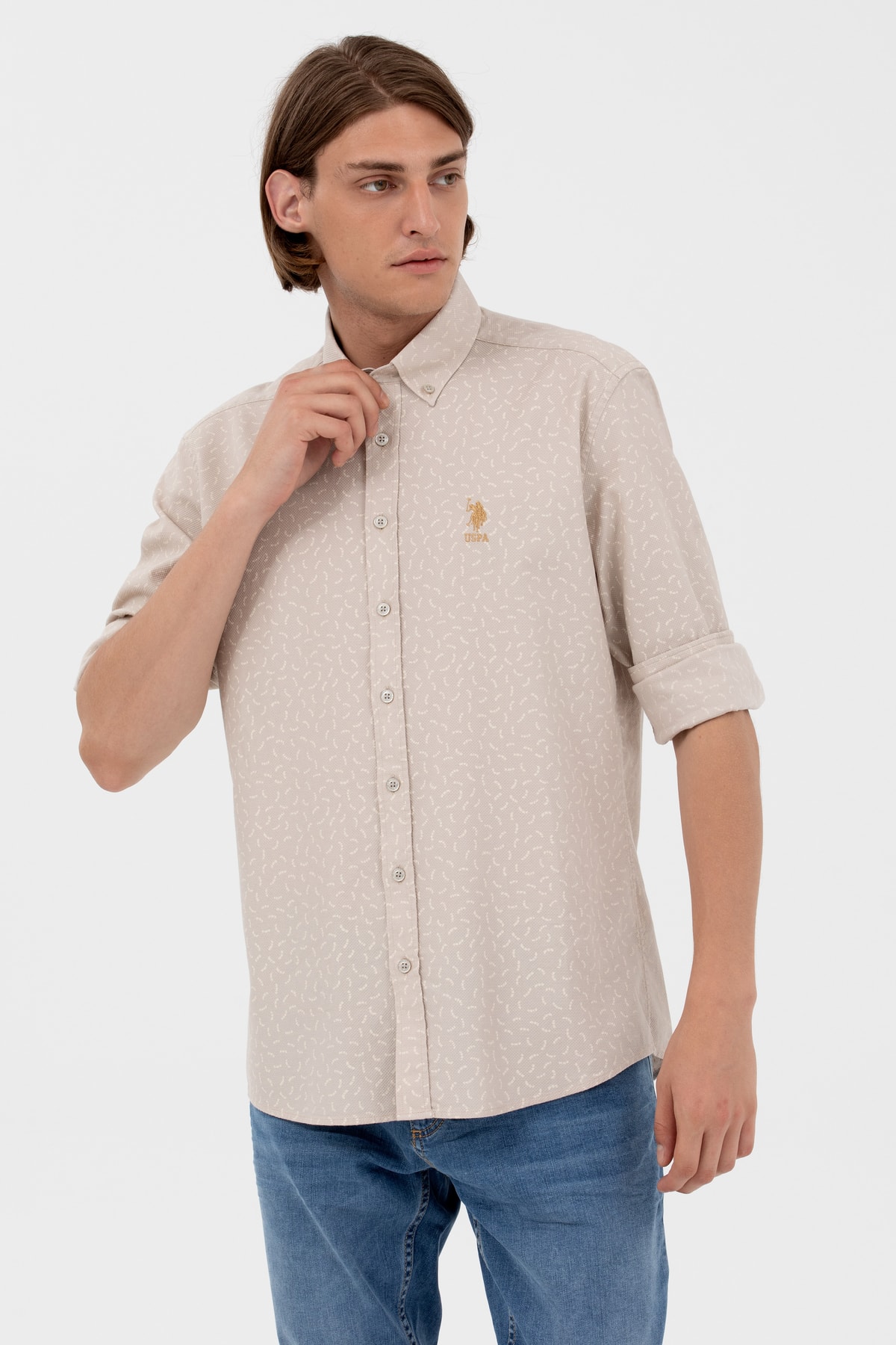 پیراهن یو اس پولو G081004.000.1579418