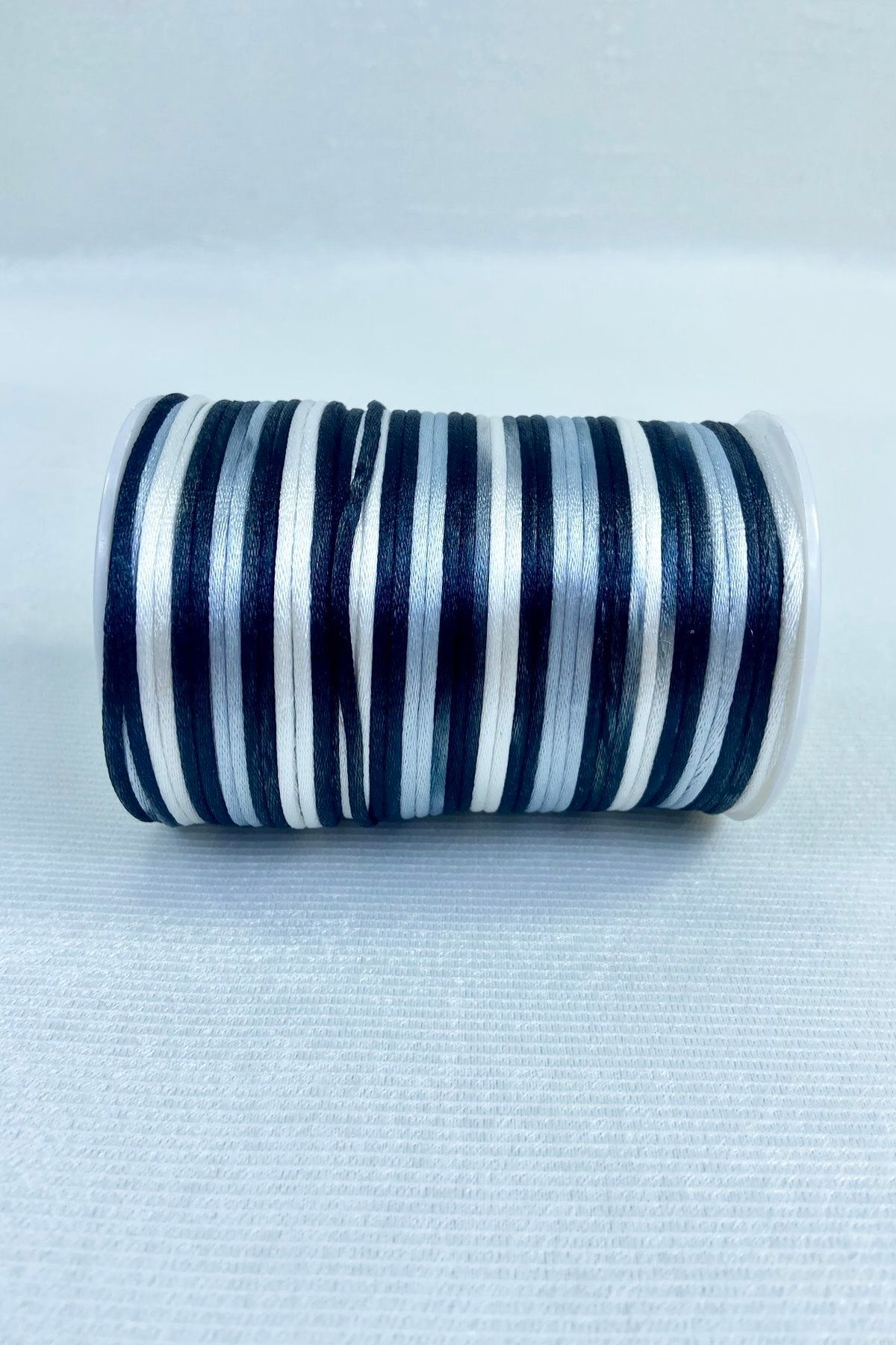 Hobigram-5 metri Floş Satin Ip Ribbon Floss Colier Brăţară Floss Bleumarin Gri Roșu 5 Metri – Floss pentru împletire – Örg 8