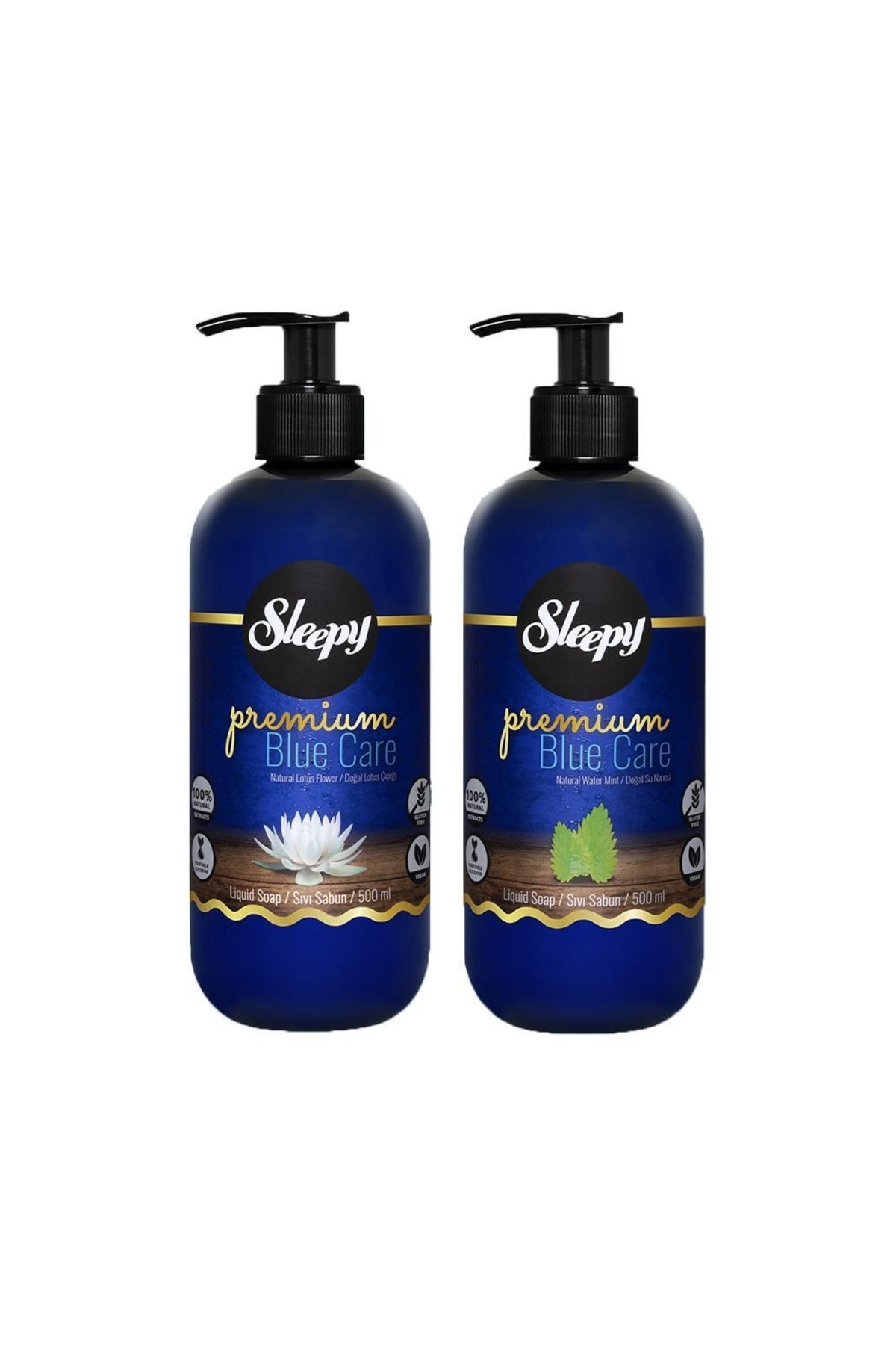 Sleepy Premium Blue Care Sıvı Sabun Lotus Ve Su Nanesi 500 Ml