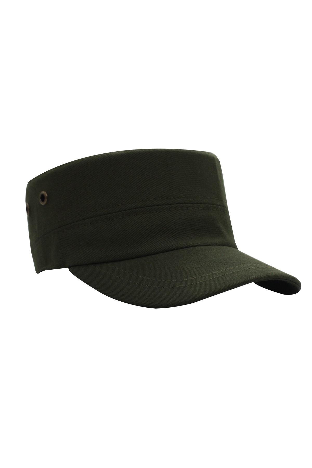 şapkadan Koyu Yeşil Şapka Kuşgözlü Kastro Avcı Şapkası Fidel Castro