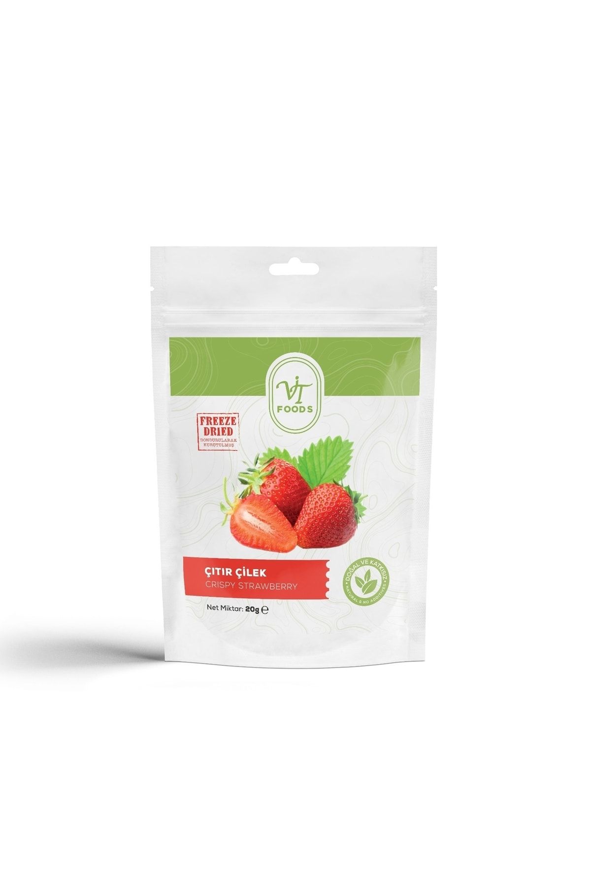 Villa TURQAN Vit Foods - Freeze Dry Çıtır Çilek Dilimi ZO7542