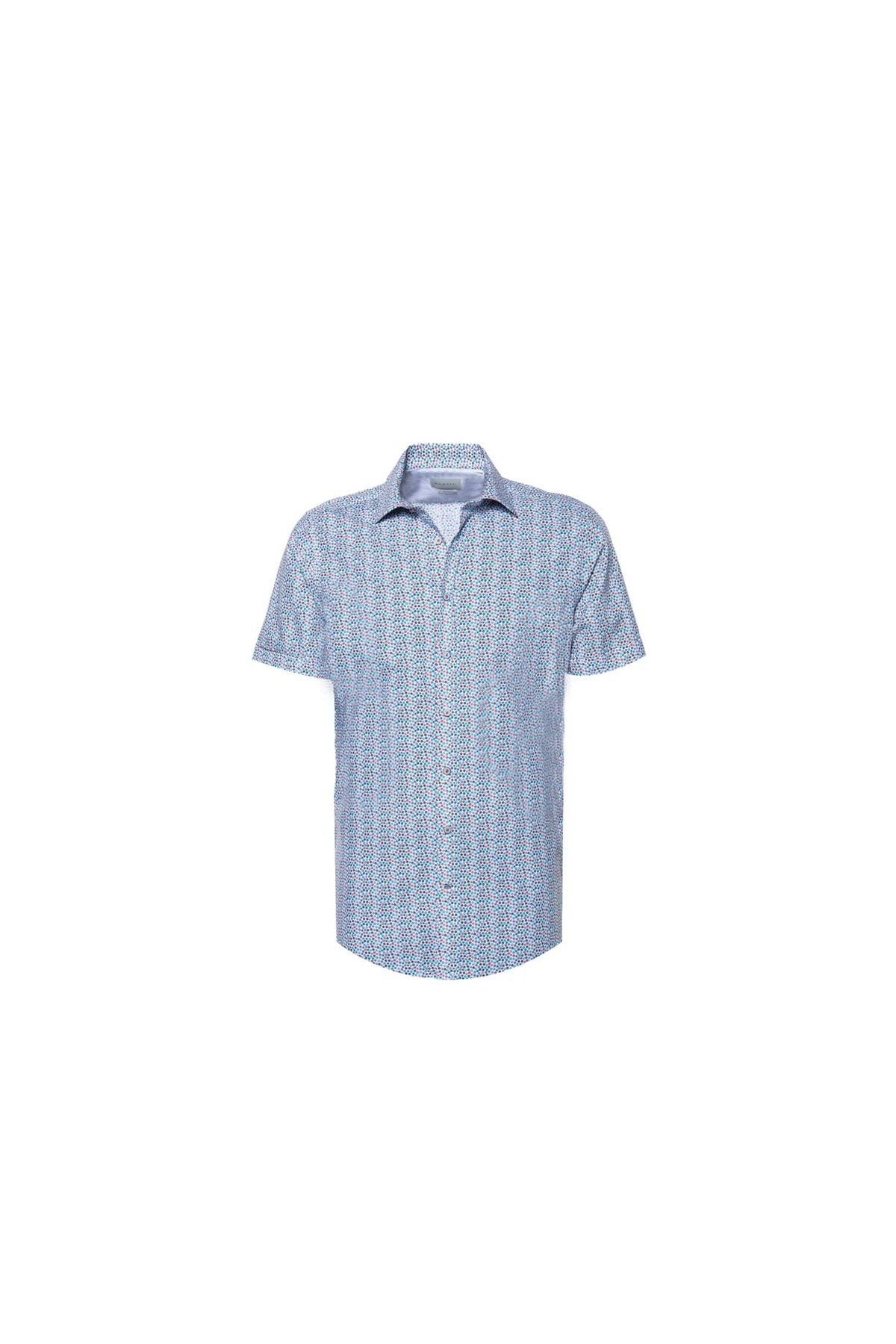 BUGATTI Hemd Blau Regular Fit Fast ausverkauft