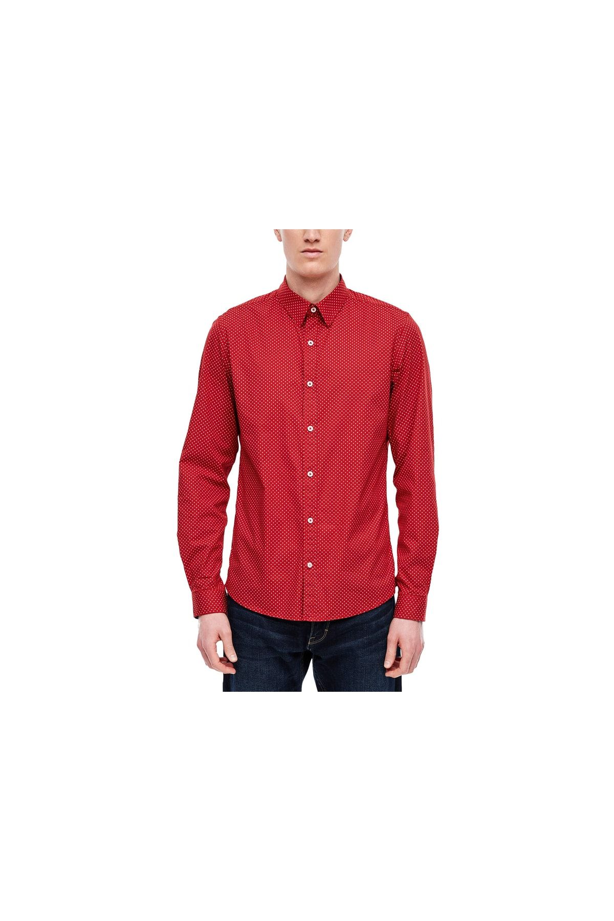s.Oliver Hemd Rot Regular Fit Fast ausverkauft