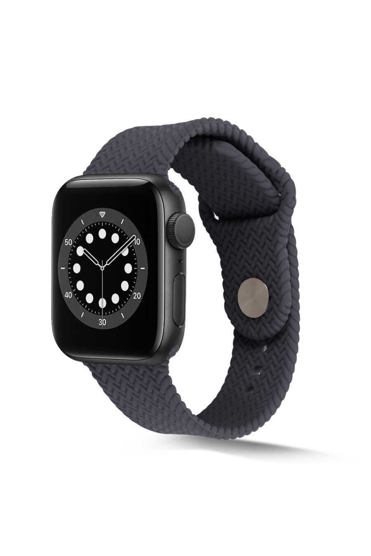 Braided silicone online apple watch band