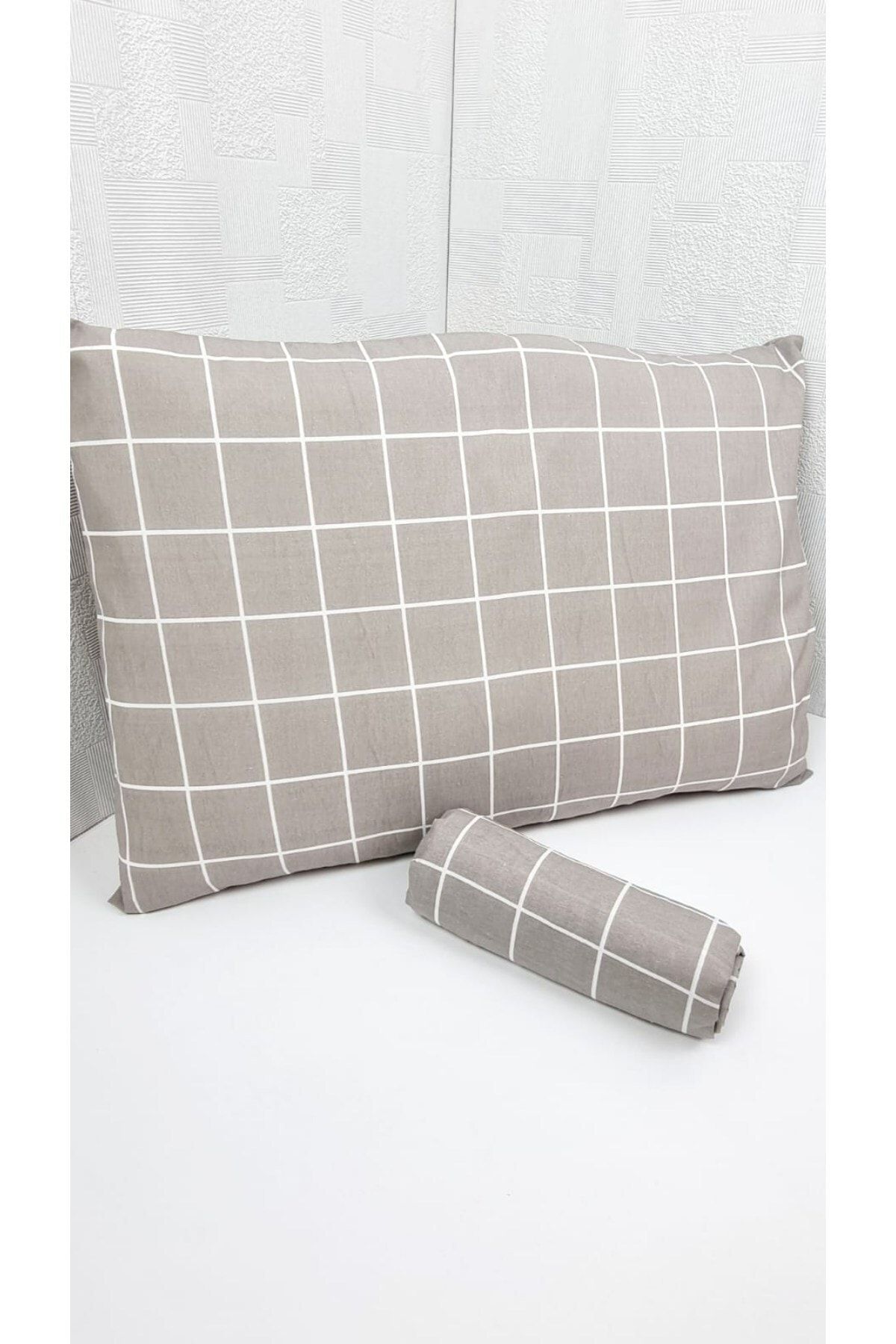 mihriban-Single Tile Pattern Elastic Sheet and Pillow Case 100x200 1