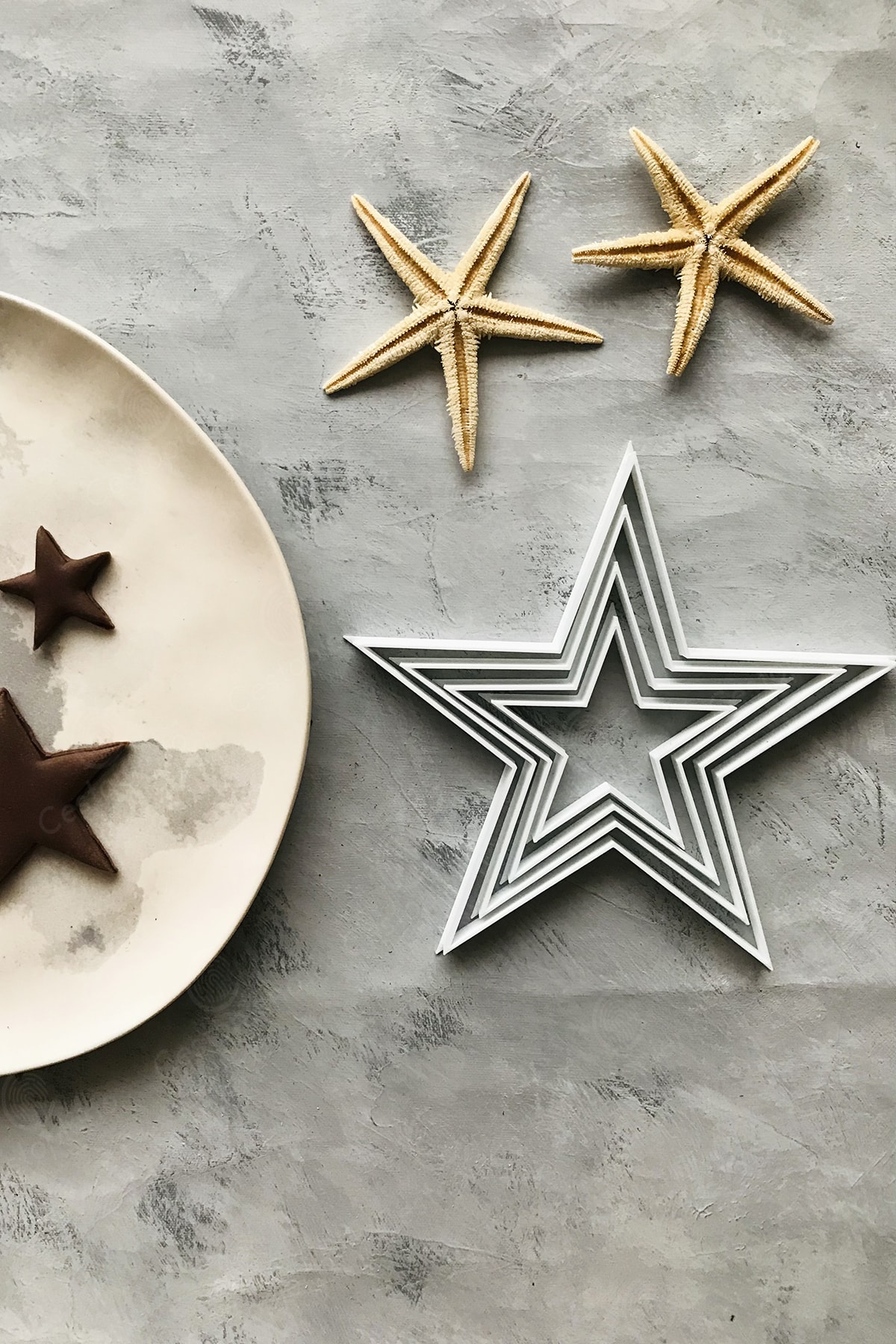 4-Piece Flat Star Dough Shaper (no 5,4,3,2)