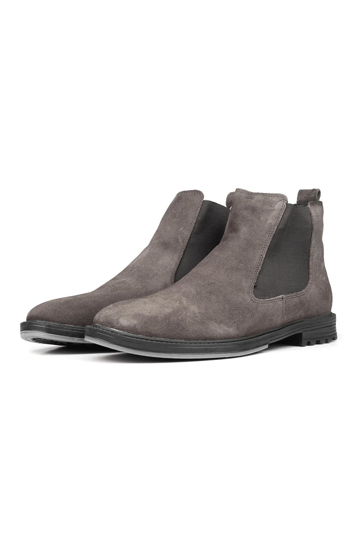 Dark grey deals suede chelsea boots
