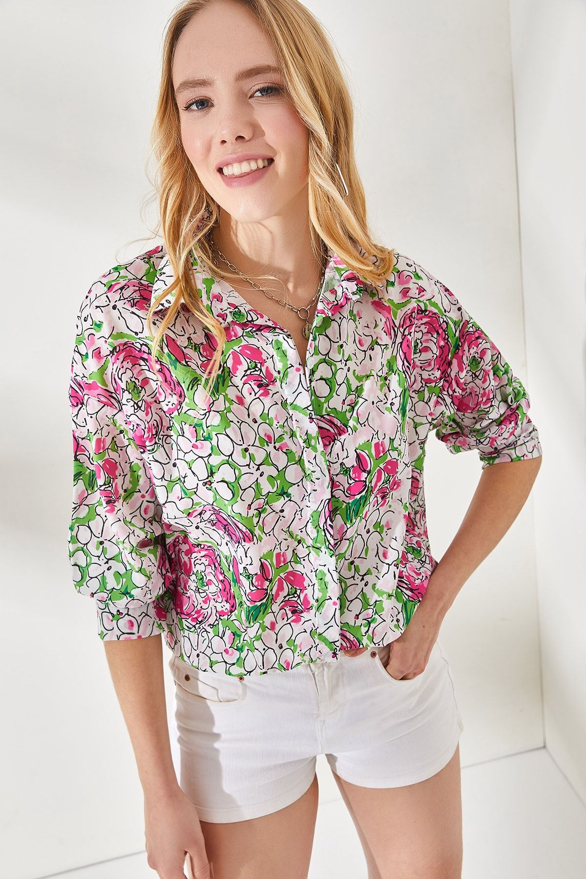 Olalook Hemd Rosa Oversized Fast ausverkauft