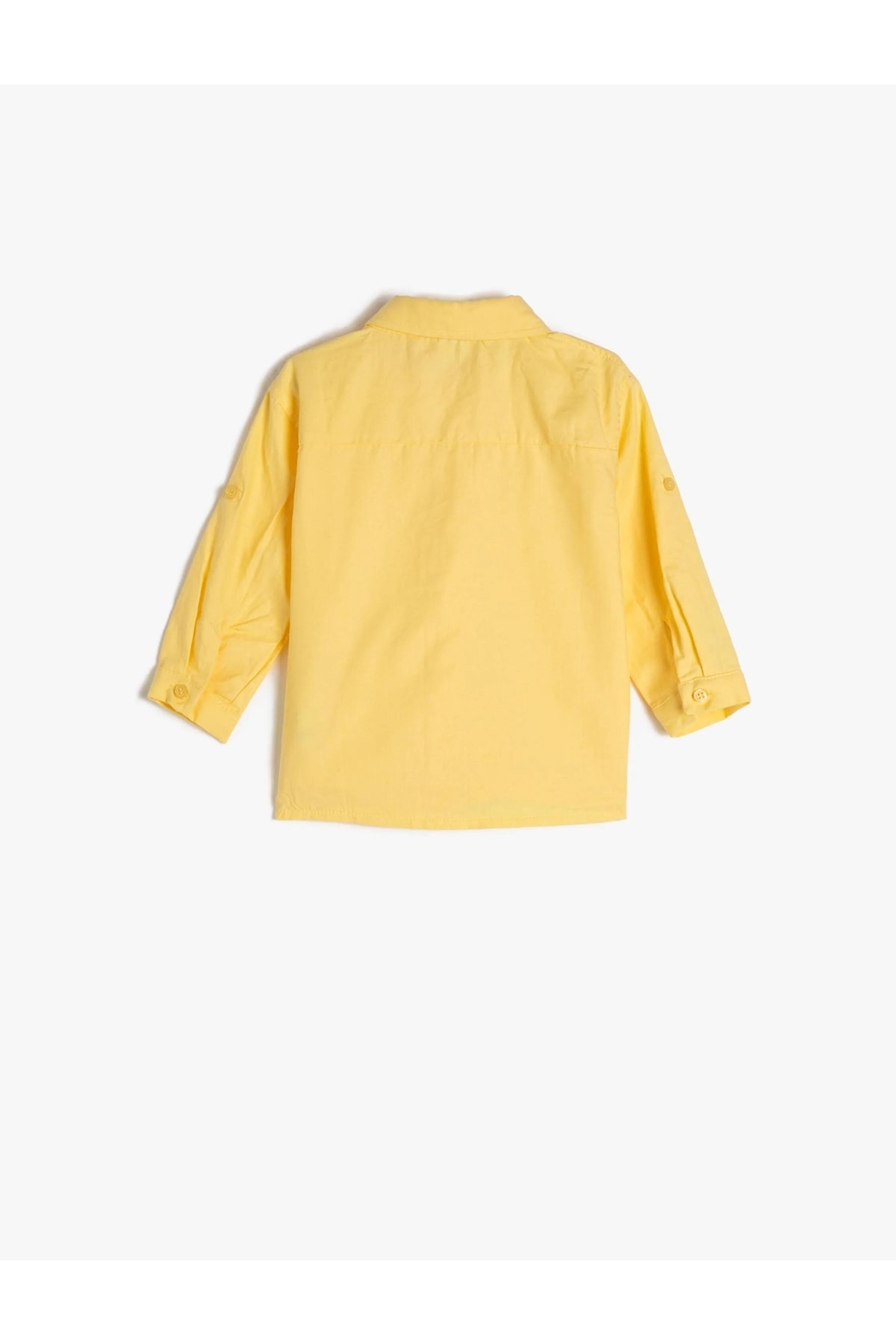 Koton 3smb60057tw Erkek Çocuk Gömlek Sarı fotoğrafı 3 (önizleme)