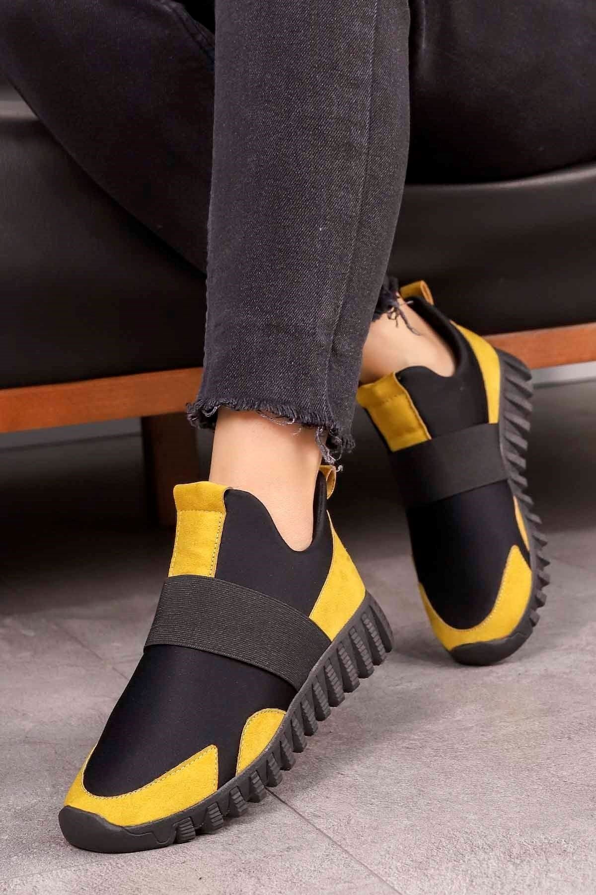 Dark mustard shoes sales