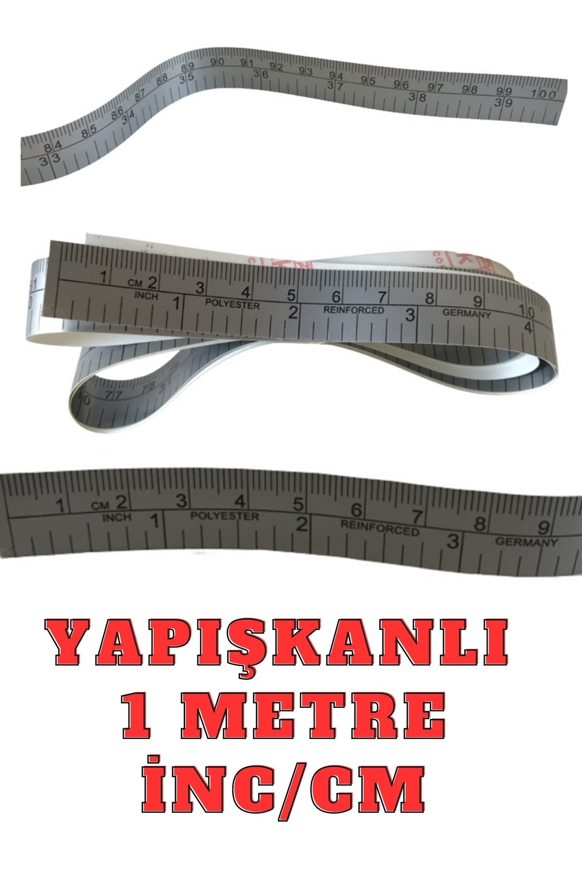 Artus Tedarik Kendinden Yapışkanlı Şerit Metre Metrik Inç Cm Şerit Metre Dikiş Makinesi Etiket Aracı Kağıt Cetvel