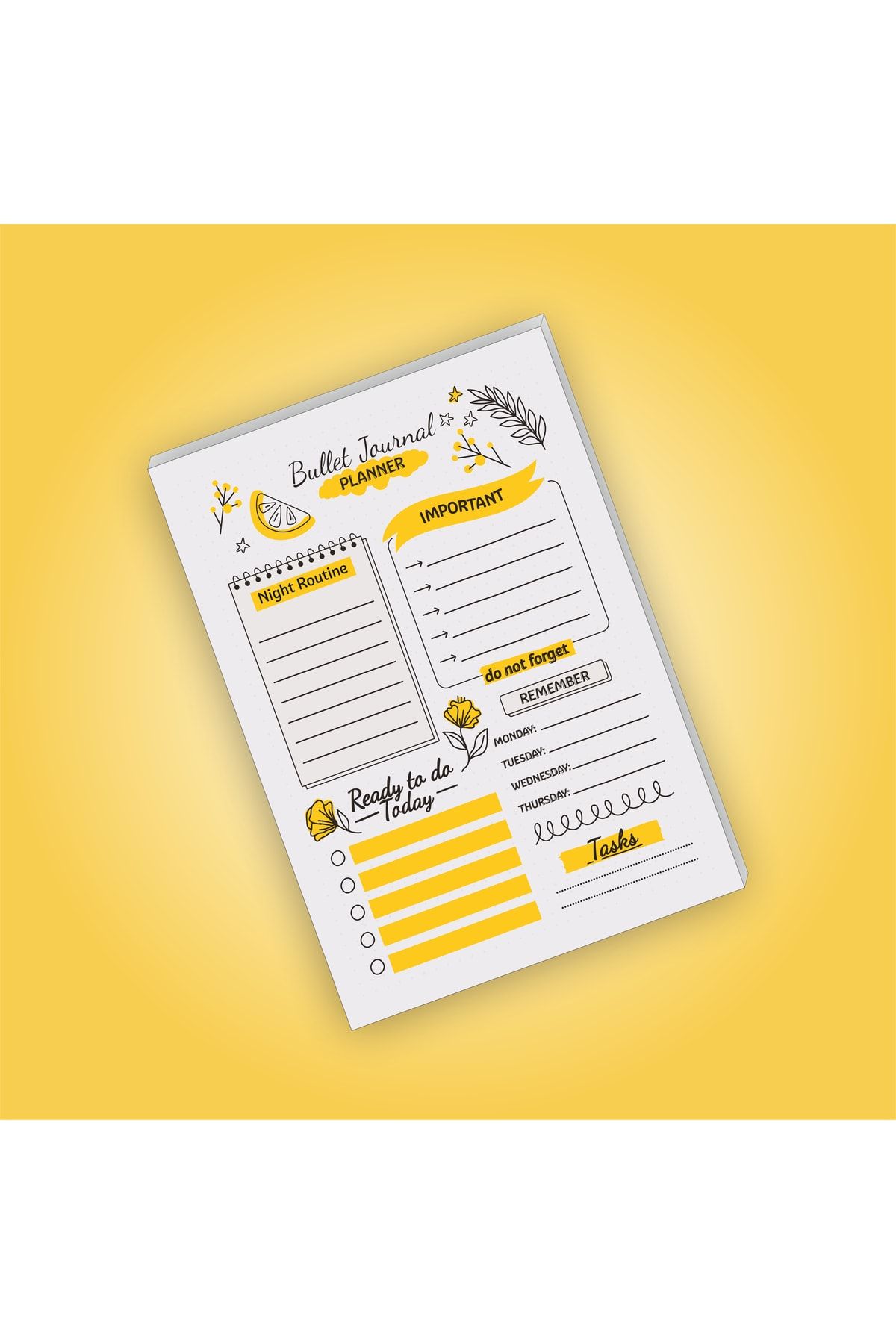Bullet Journal Daily Plan Bar